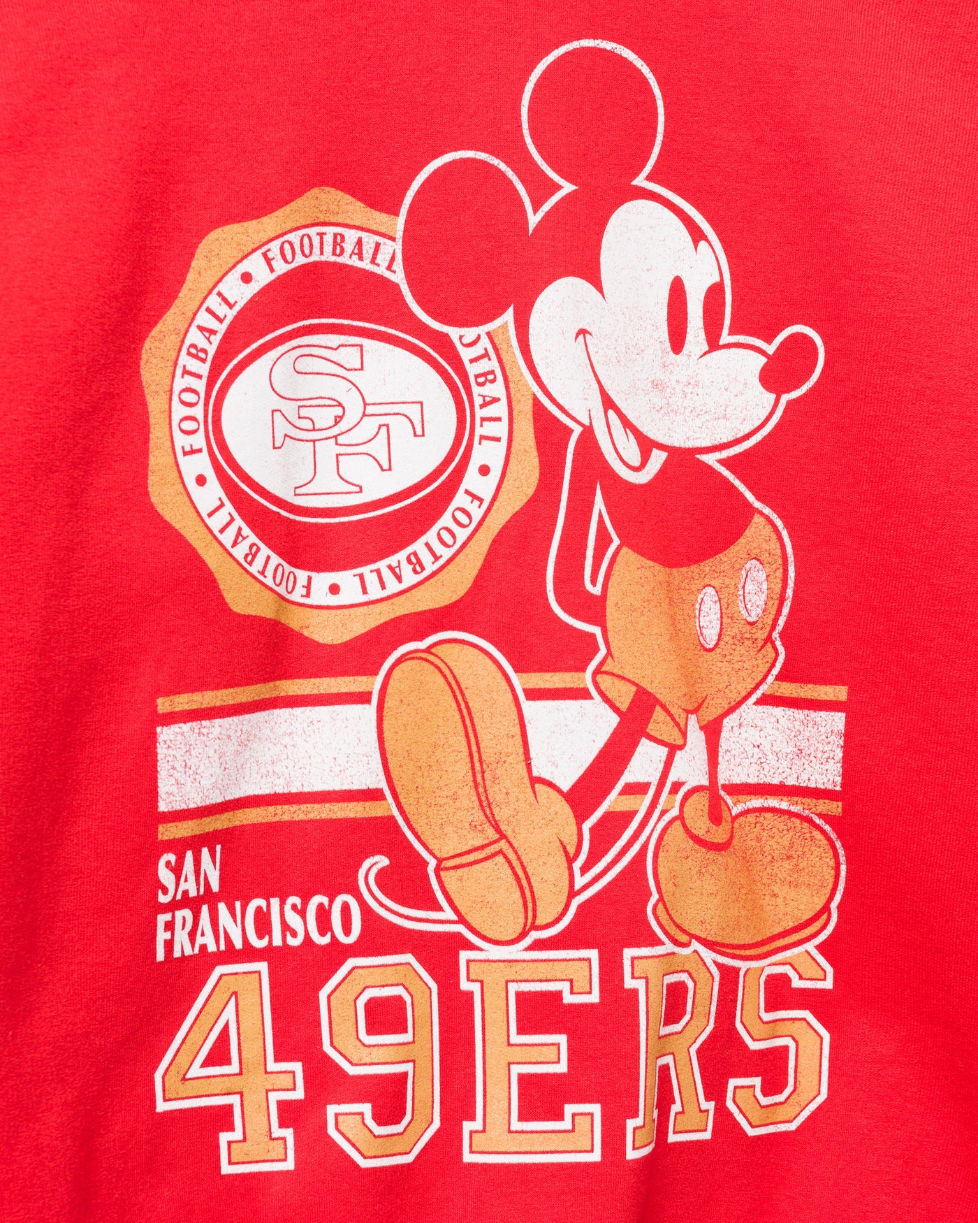 San Francisco 49ers Mickey Crew Fleece - Image 3
