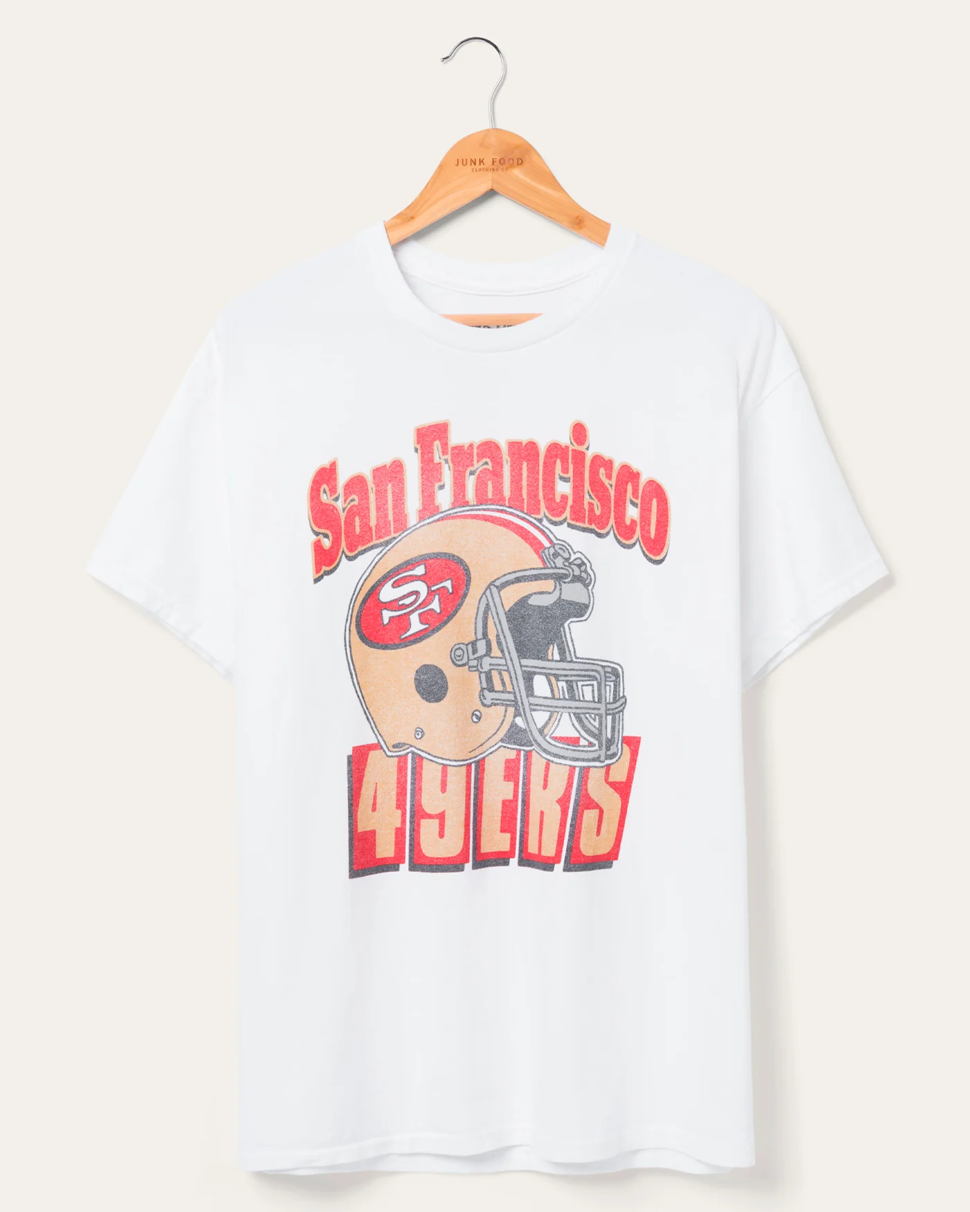 San Francisco 49ers Throwback Helmet Flea Market Tee