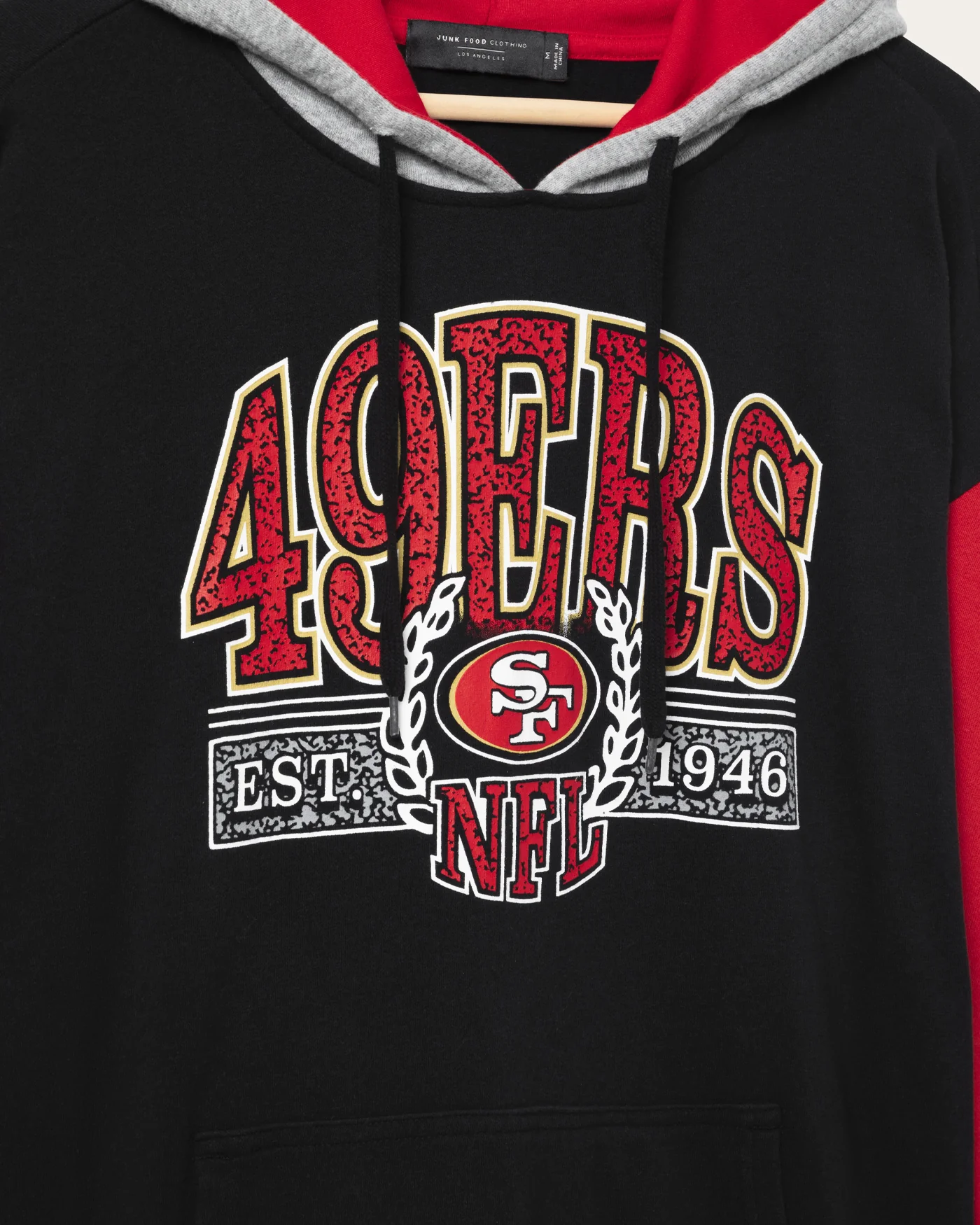 San Francisco 49ers Tri Color Block Hoodie - Image 3