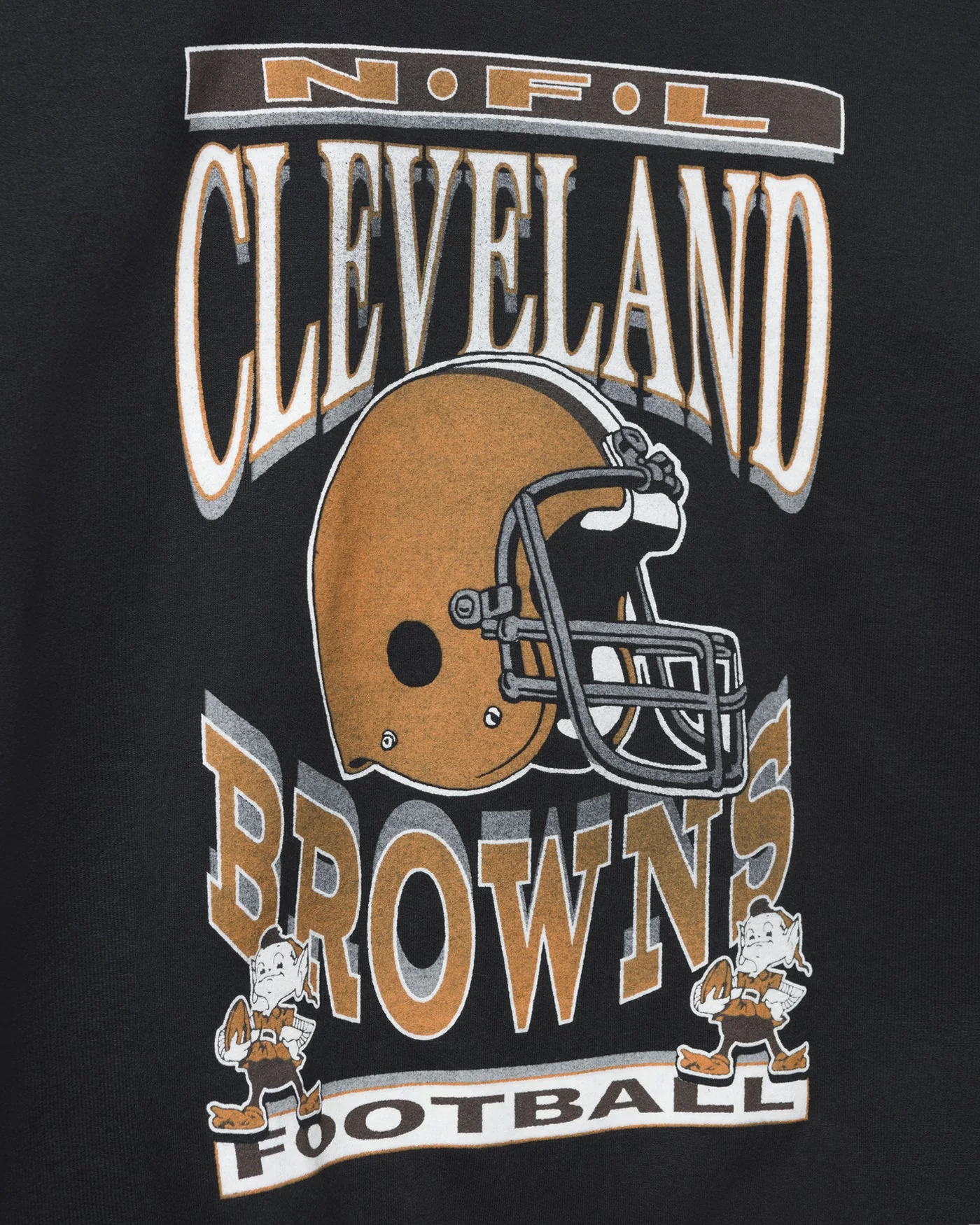 Cleveland Browns Helmet Flea Market Crew Fleece - Image 5
