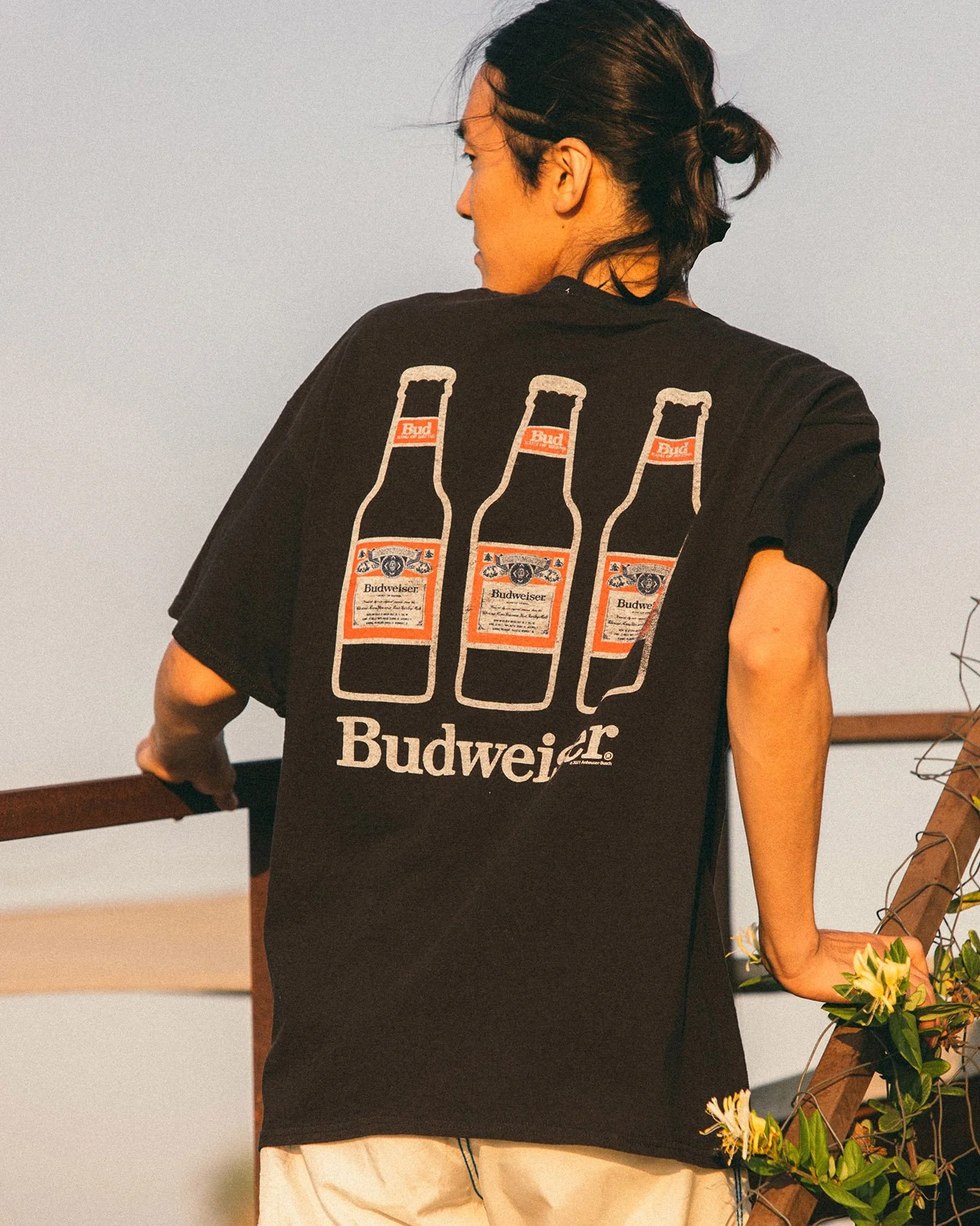 Budweiser Bottles Flea Market Tee - Image 3