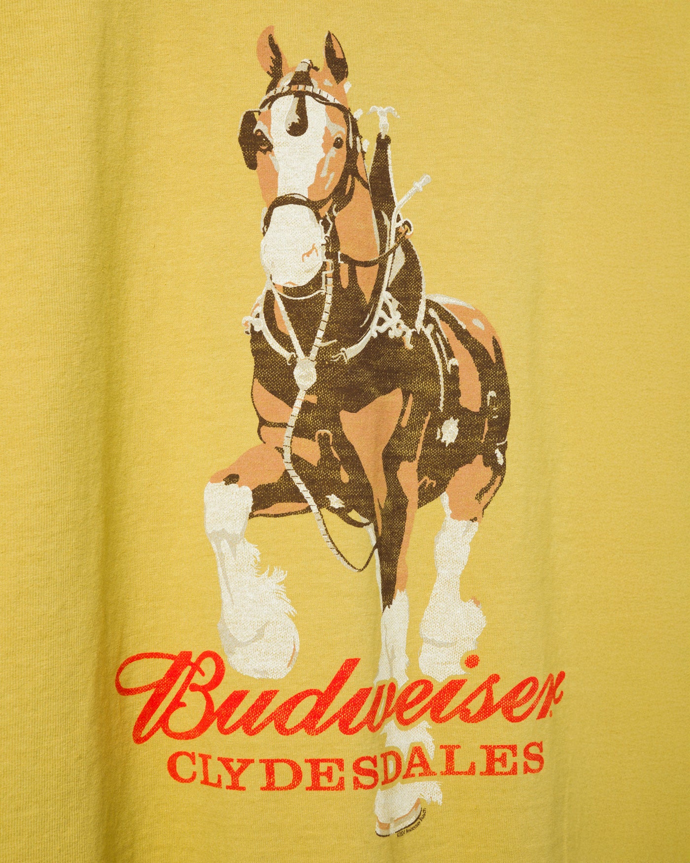 Budweiser Clydesdale Pose Flea Market Tee - Image 4