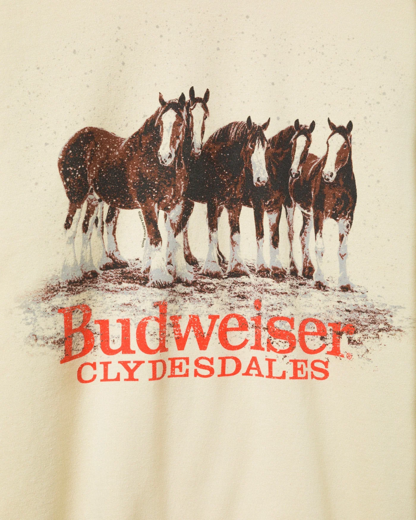 Budweiser Clydesdales Herd Flea Market Fleece - Image 3