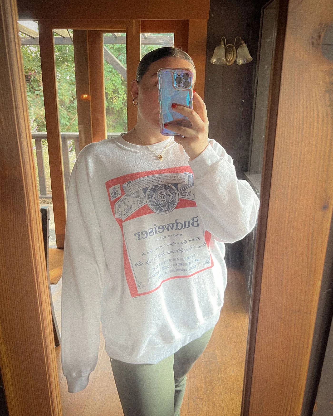 Budweiser Label Flea Market Fleece - Image 2