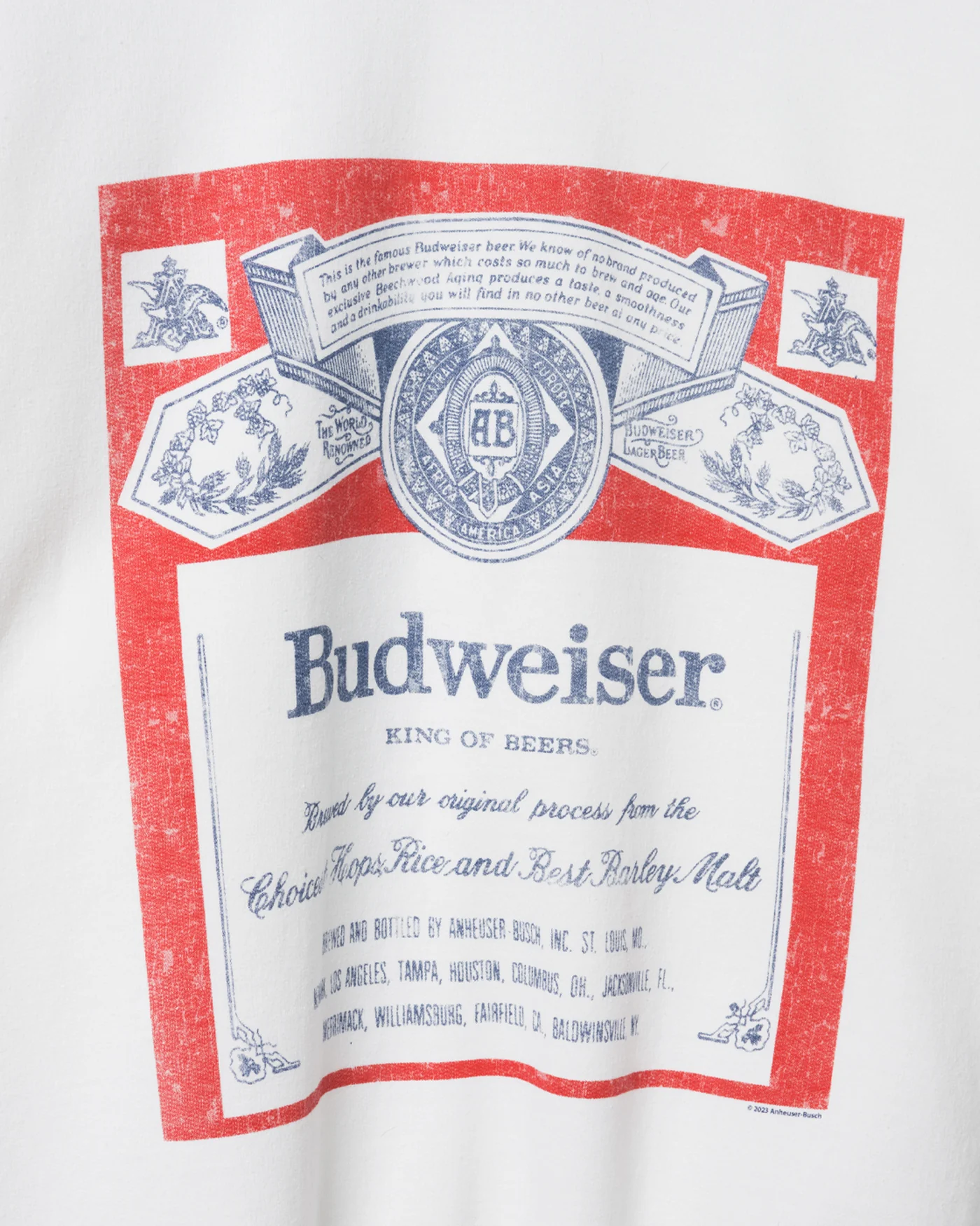 Budweiser Label Flea Market Fleece - Image 6