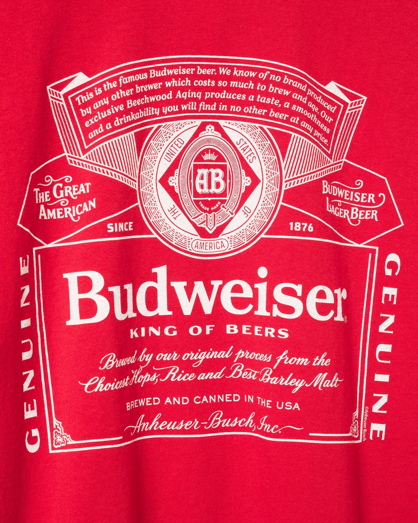 Budweiser Label Flea Market Tee - Image 3