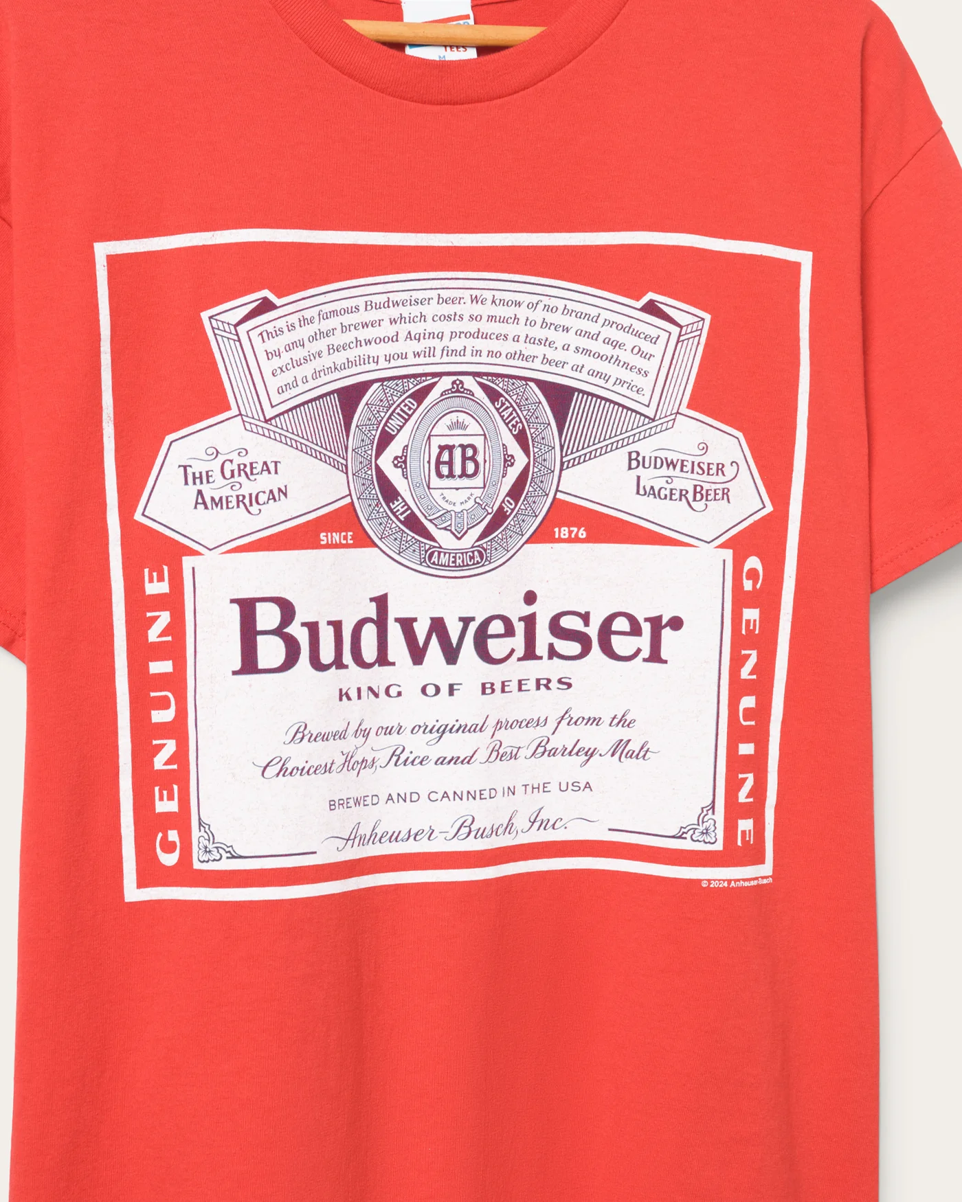 Budweiser Label King of Beers Flea Market Tee - Image 4