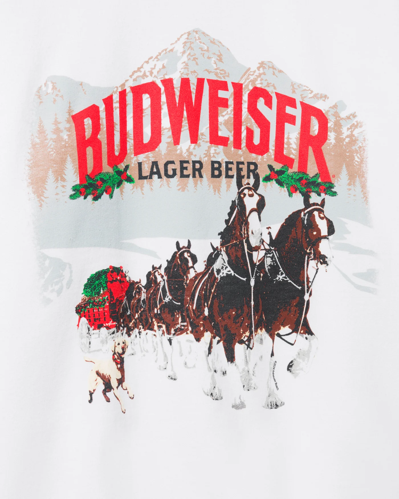 Budweiser Lager Beer Flea Market Fleece - Image 5