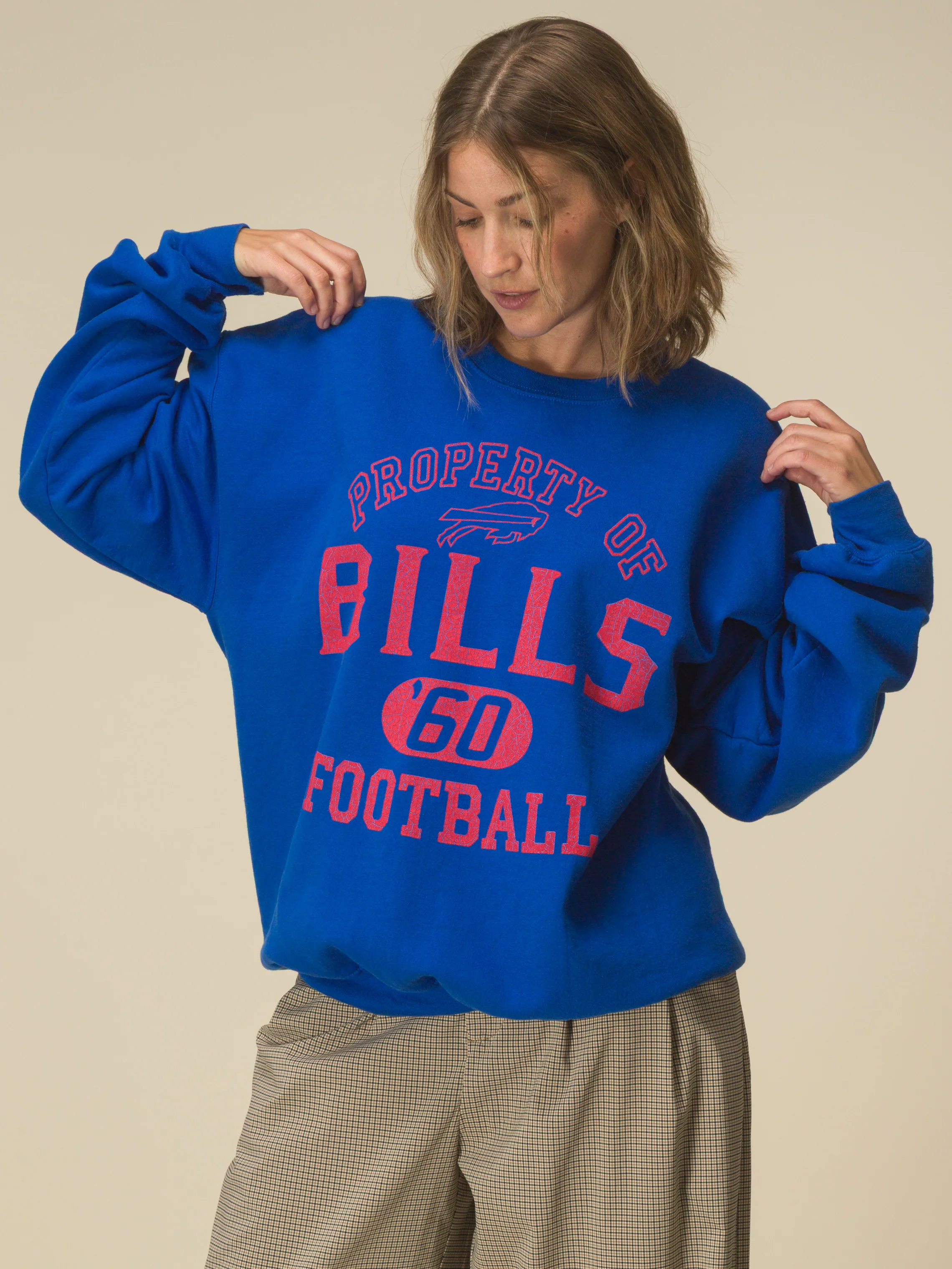 Buffalo Bills Property Flea Market Crew Fleece - Image 2