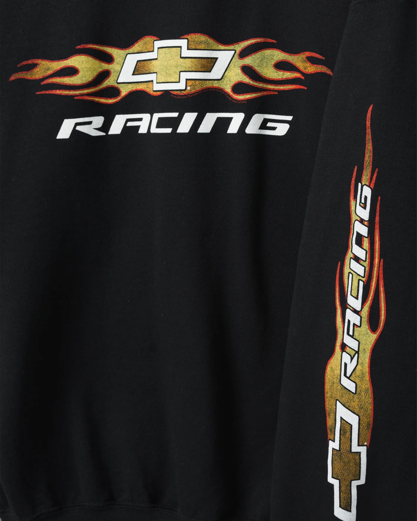 Chevy Racing Flames Flea Market Crew Fleece - Image 5