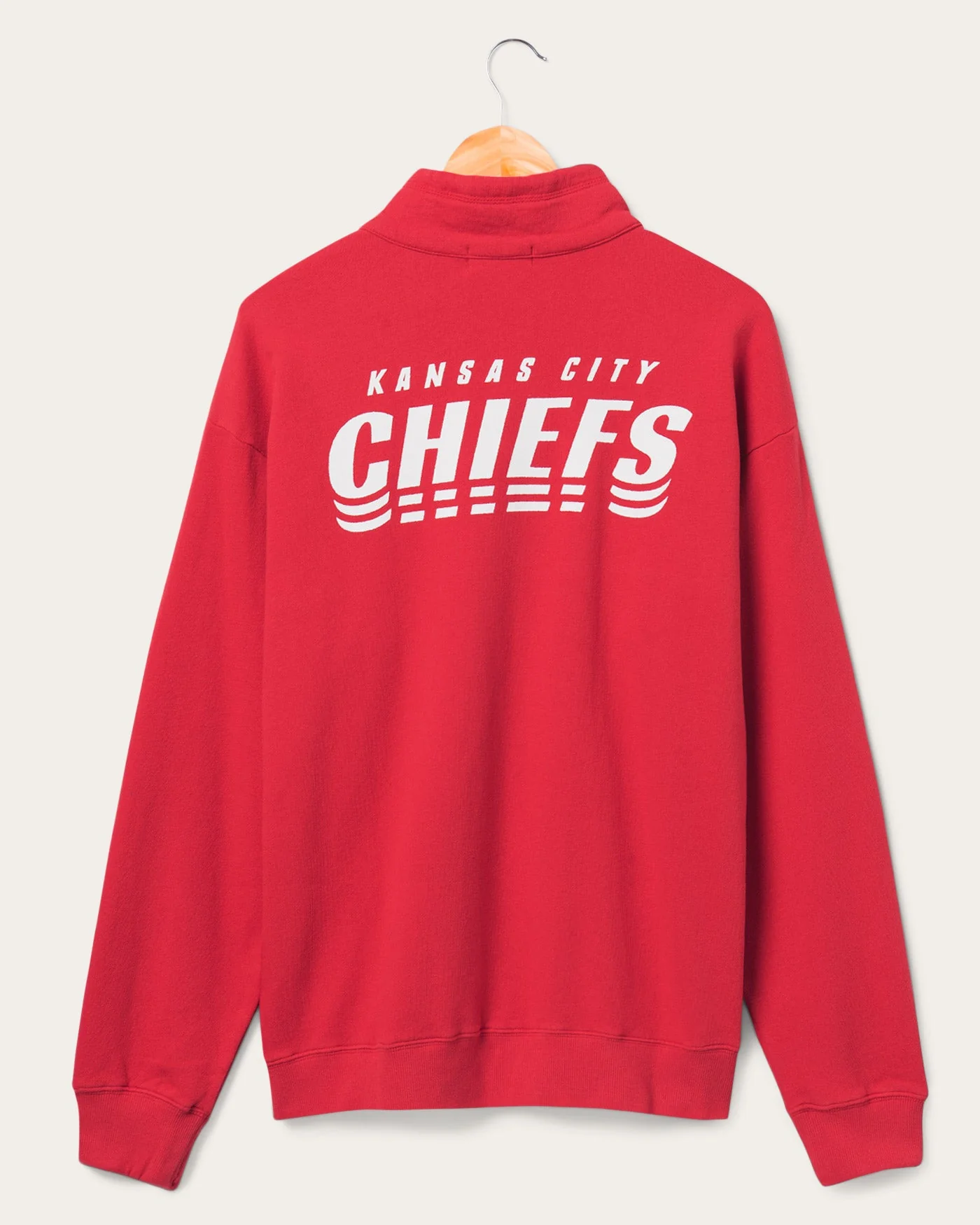 Kansas City Chiefs Mock Button Up Fleece - Image 2