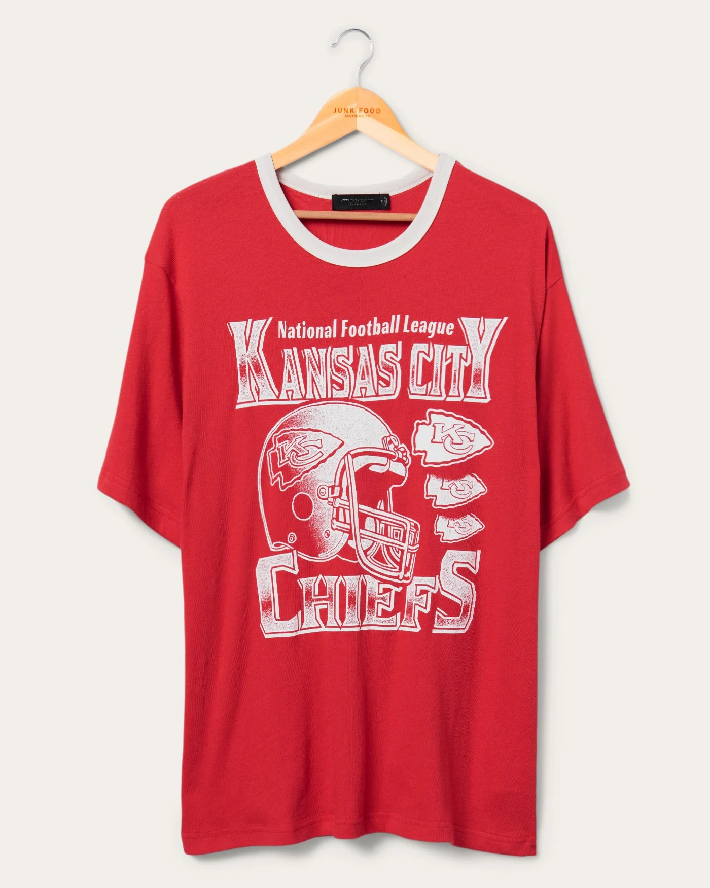 Kansas City Chiefs Oversized Ringer Tee