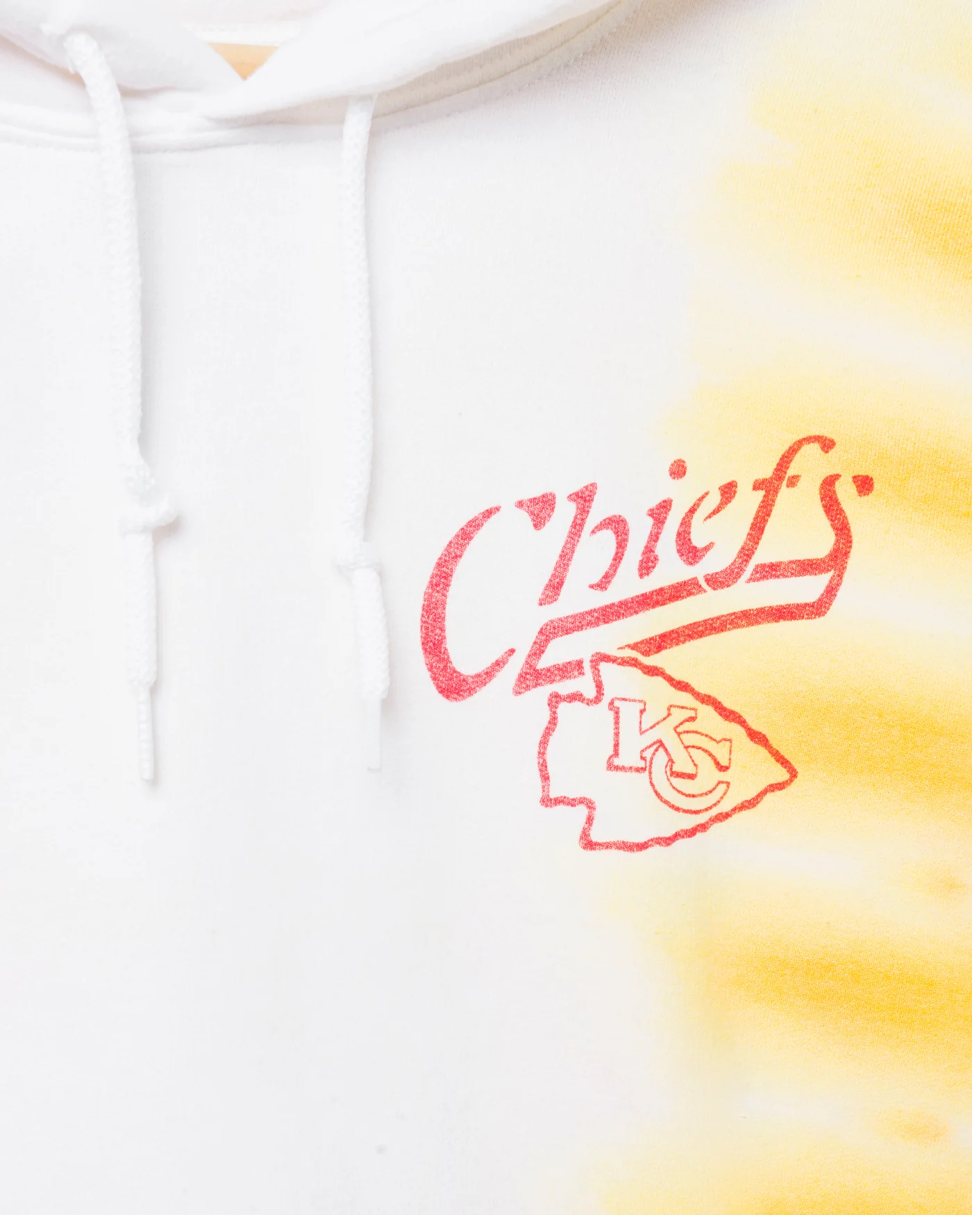 Kansas City Chiefs Stitch Tie Dye Hoodie - Image 3