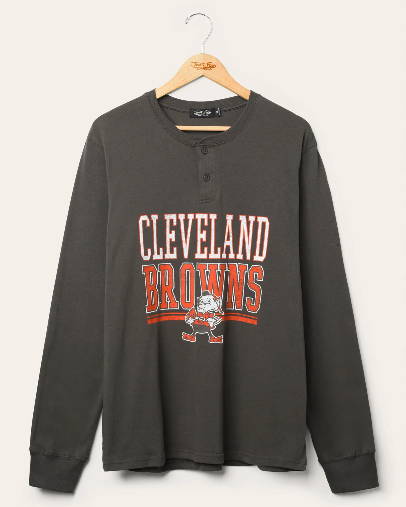 Cleveland Browns Long Sleeve Henley