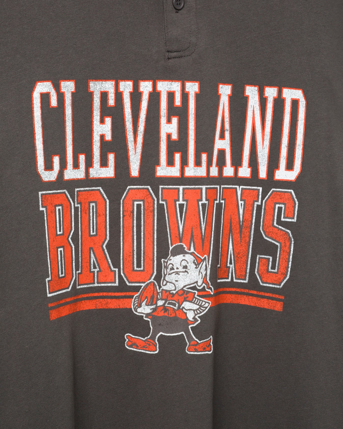 Cleveland Browns Long Sleeve Henley - Image 3
