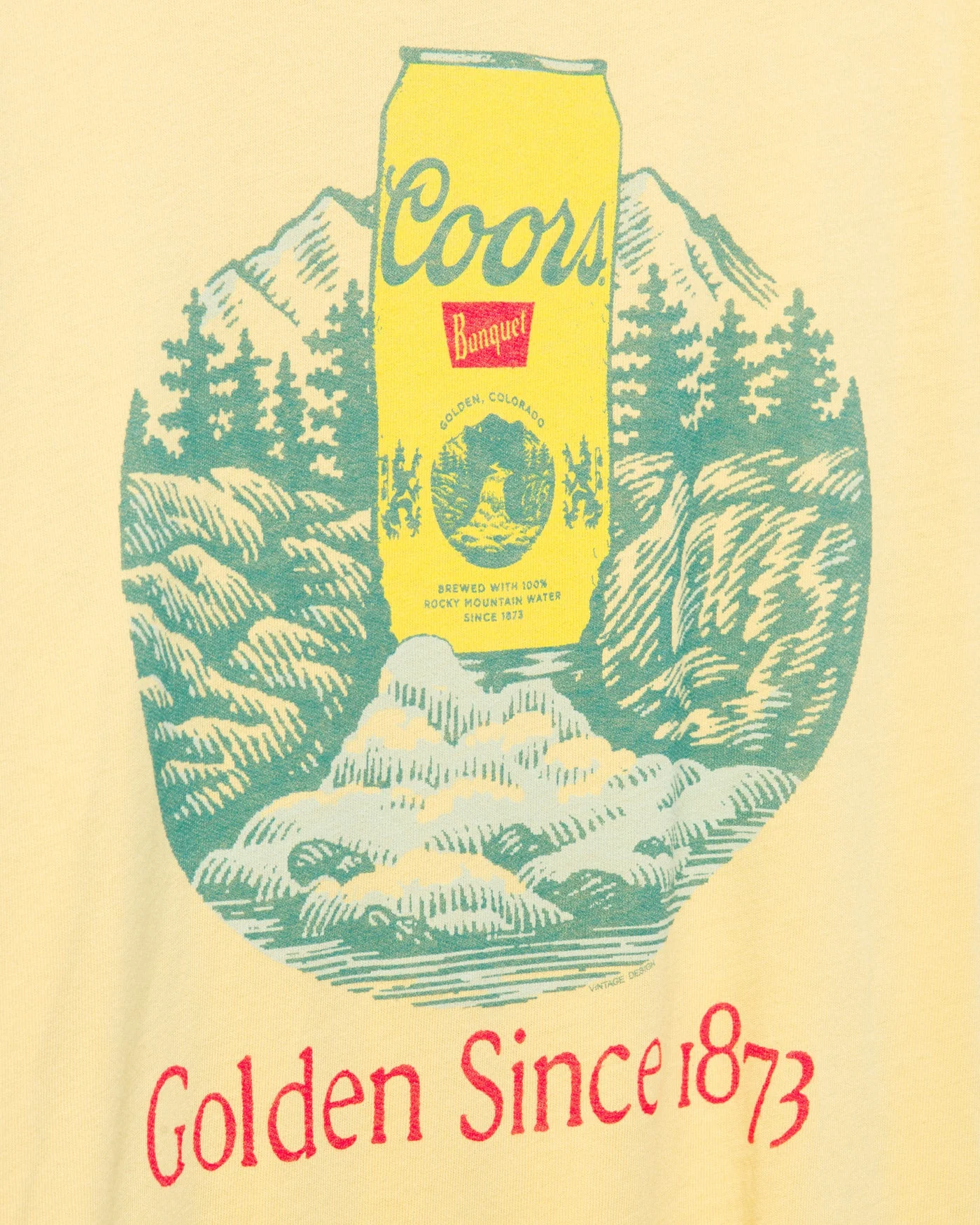 Coors Golden Since 1873 Vintage Tee - Image 5