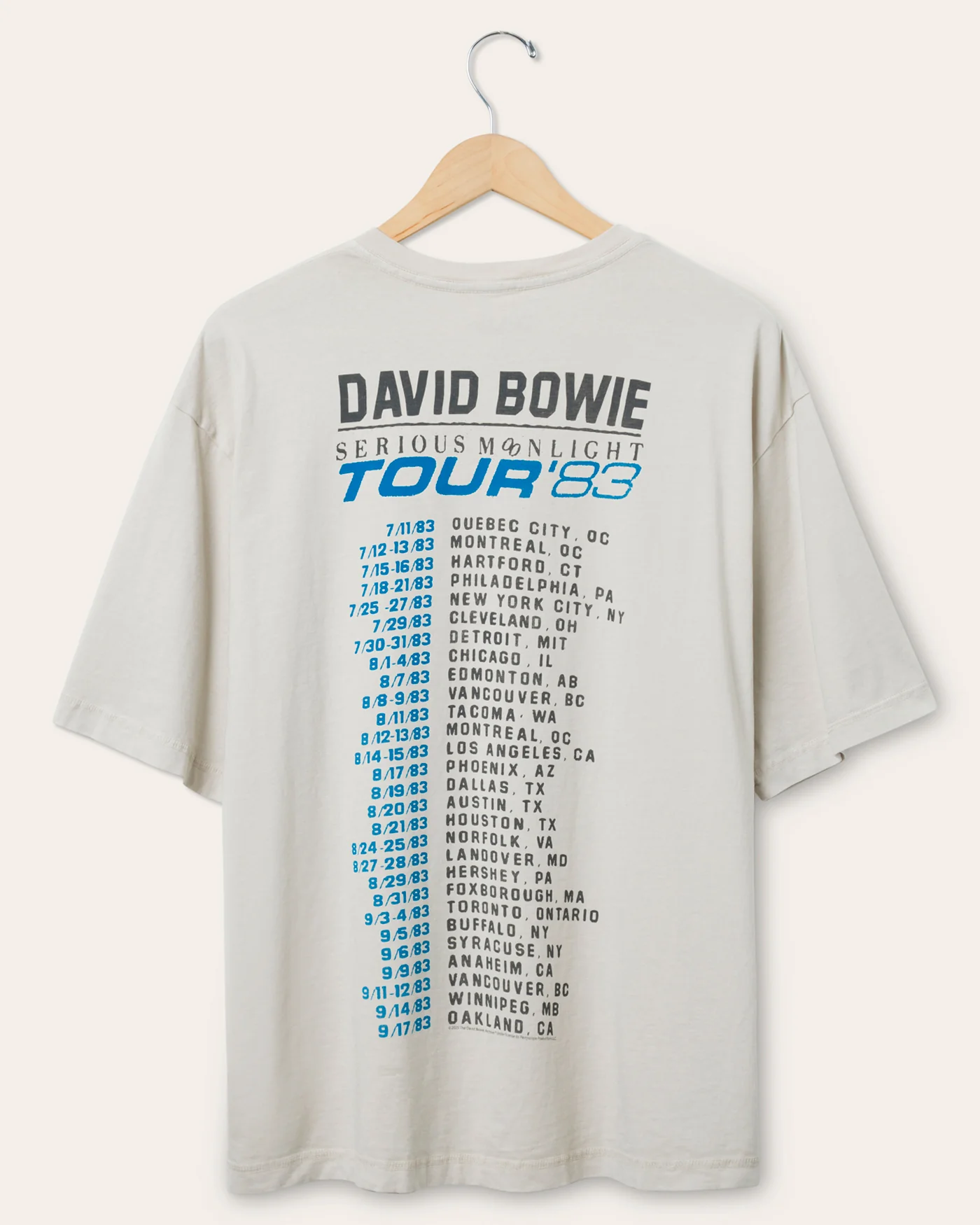 David Bowie '83 Hockey Tee - Image 5