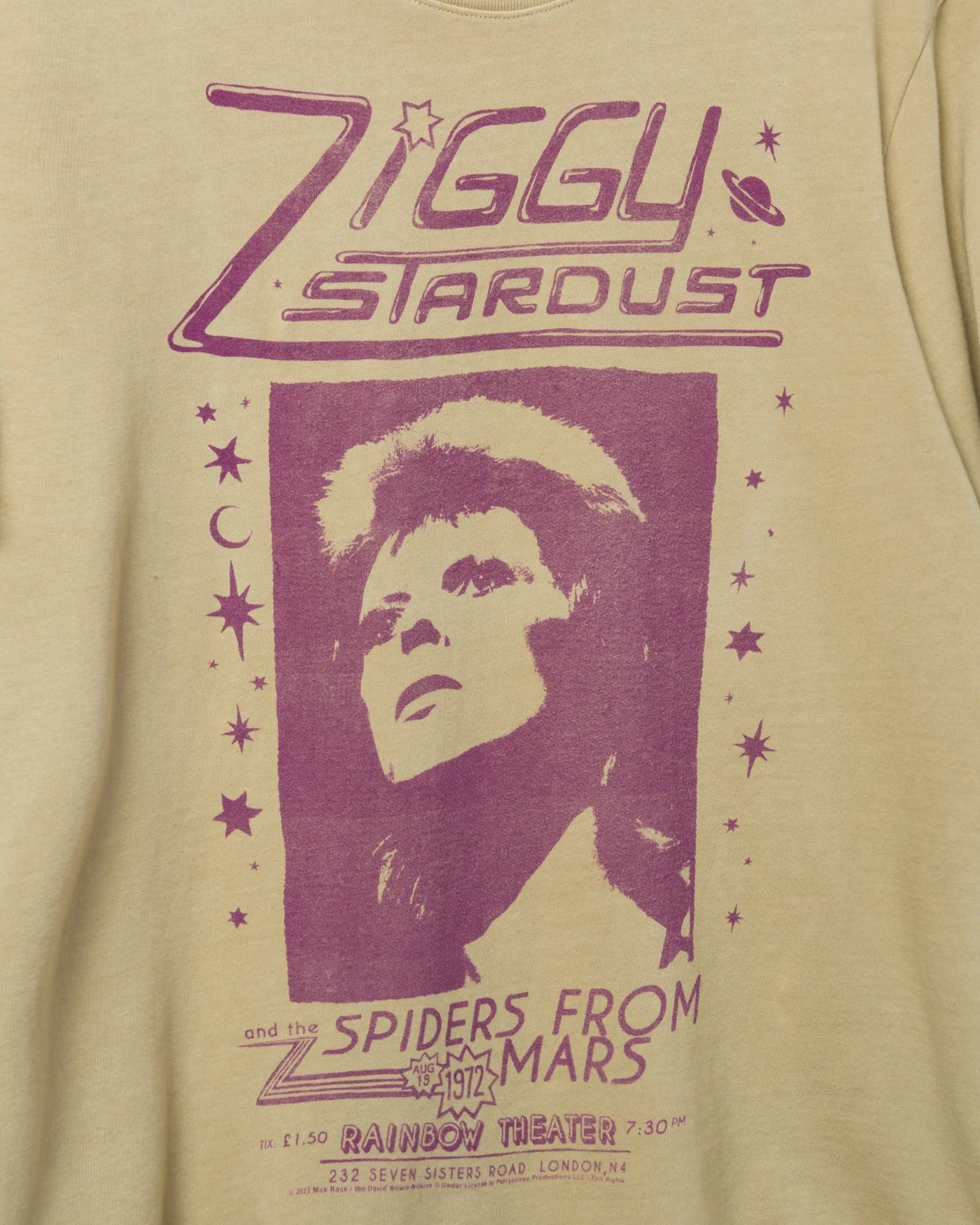 David Bowie Ziggy Stardust Spiders Vintage Tee - Image 4