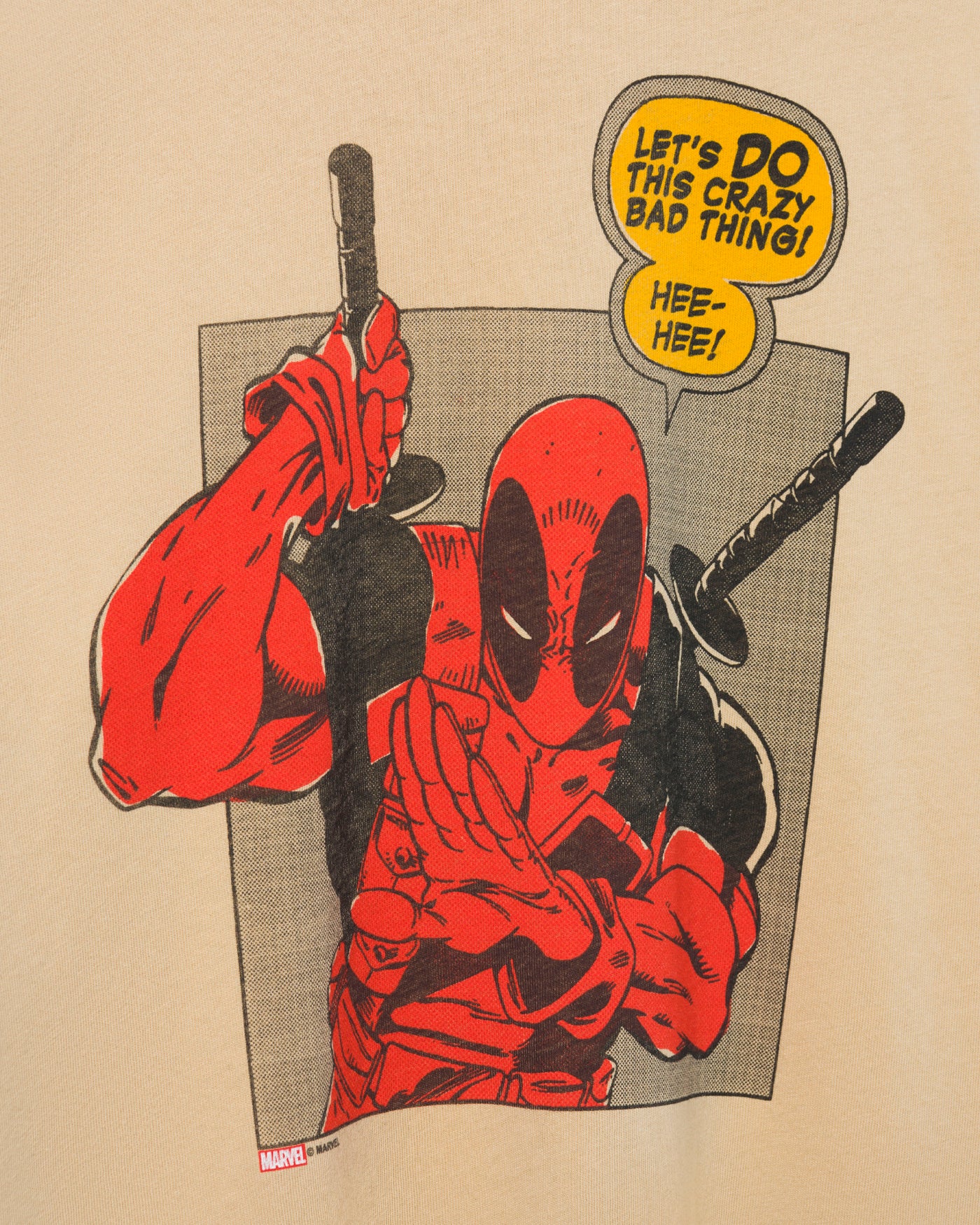 Deadpool Let's Do This Vintage Tee - Image 6