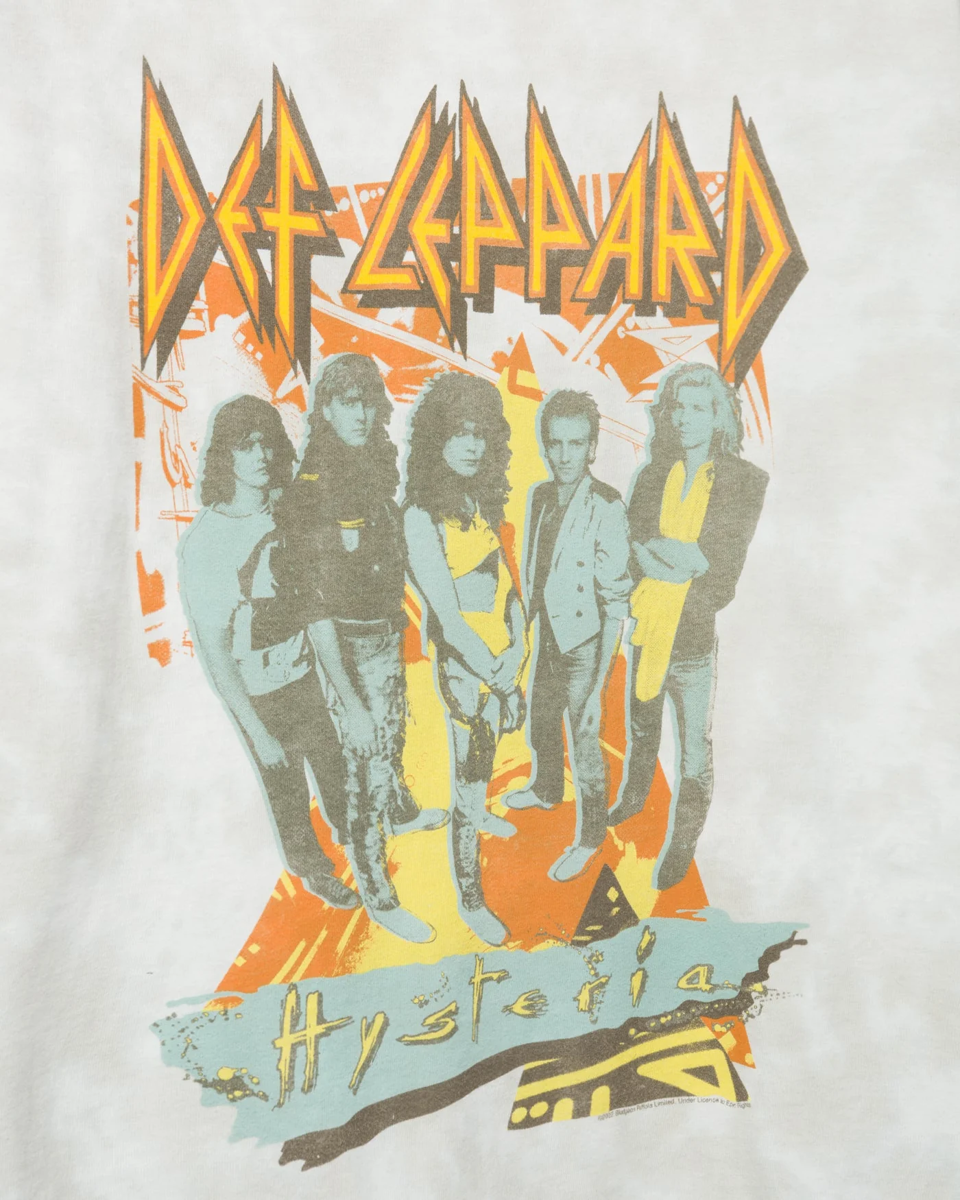 Def Leppard Hysteria Tie Dye Vintage Tee - Image 5