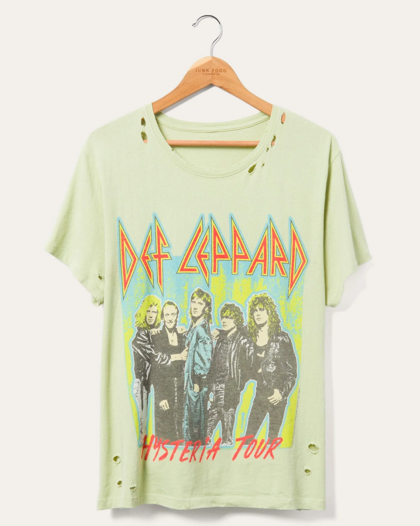 Def Leppard Hysteria Tour Vintage Destroy Tee
