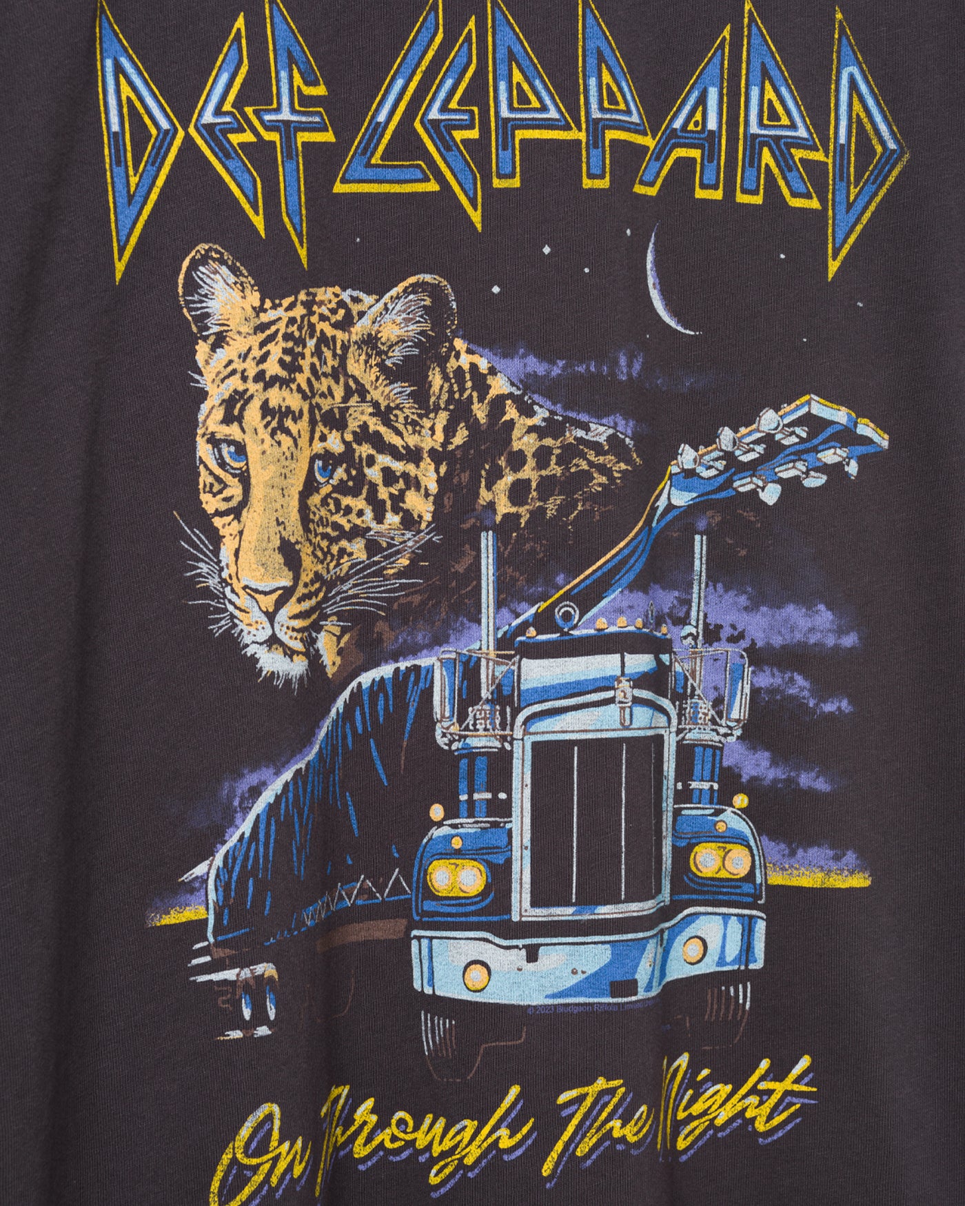 Def Leppard On Through the Night Vintage Tee - Image 5