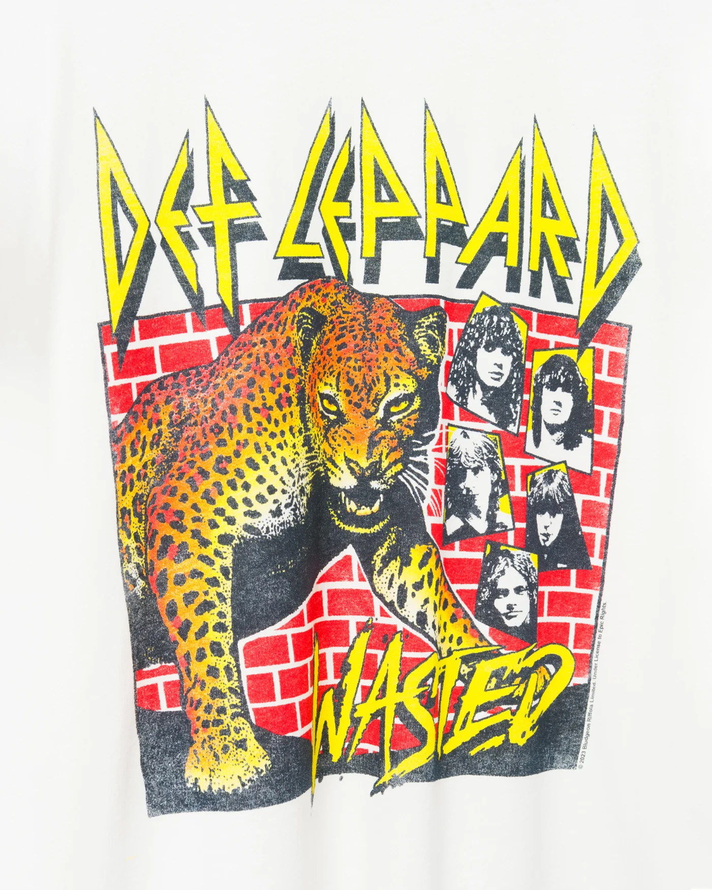 Def Leppard Wasted Vintage Tee - Image 5