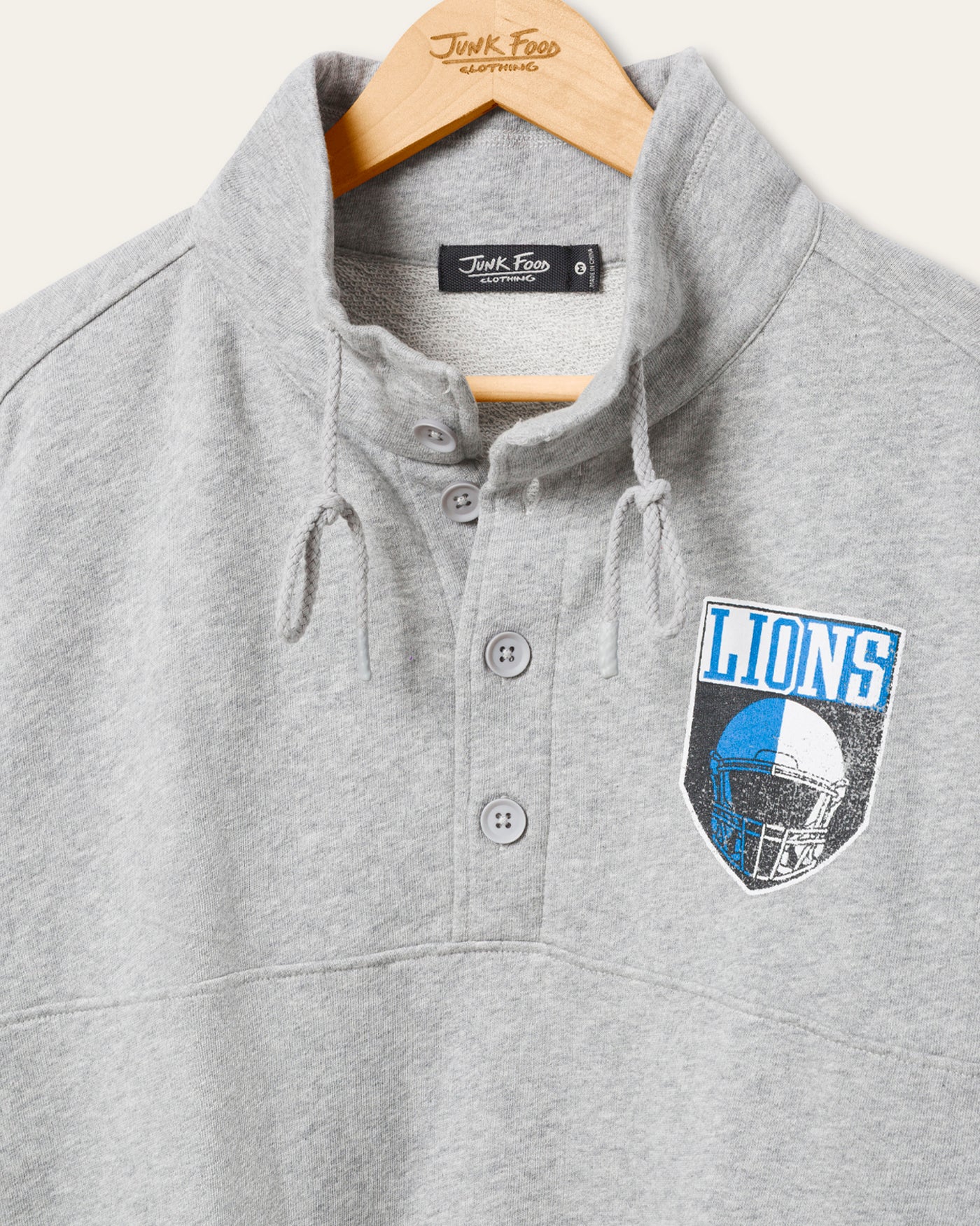 Detroit Lions Slant Button Up Fleece - Image 3