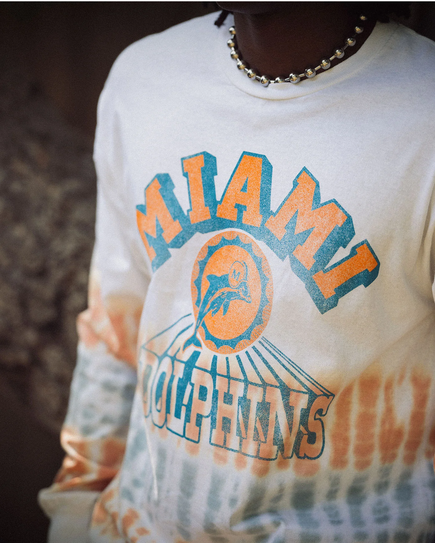Miami Dolphins Tie Dye Long Sleeve - Image 3