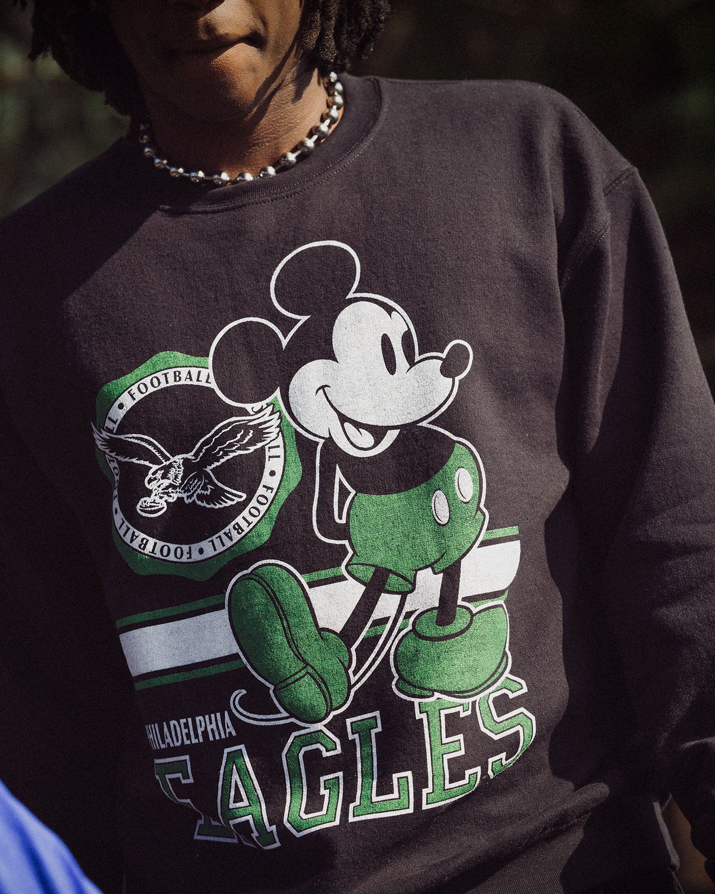 Philadelphia Eagles Mickey Crew Fleece - Image 3