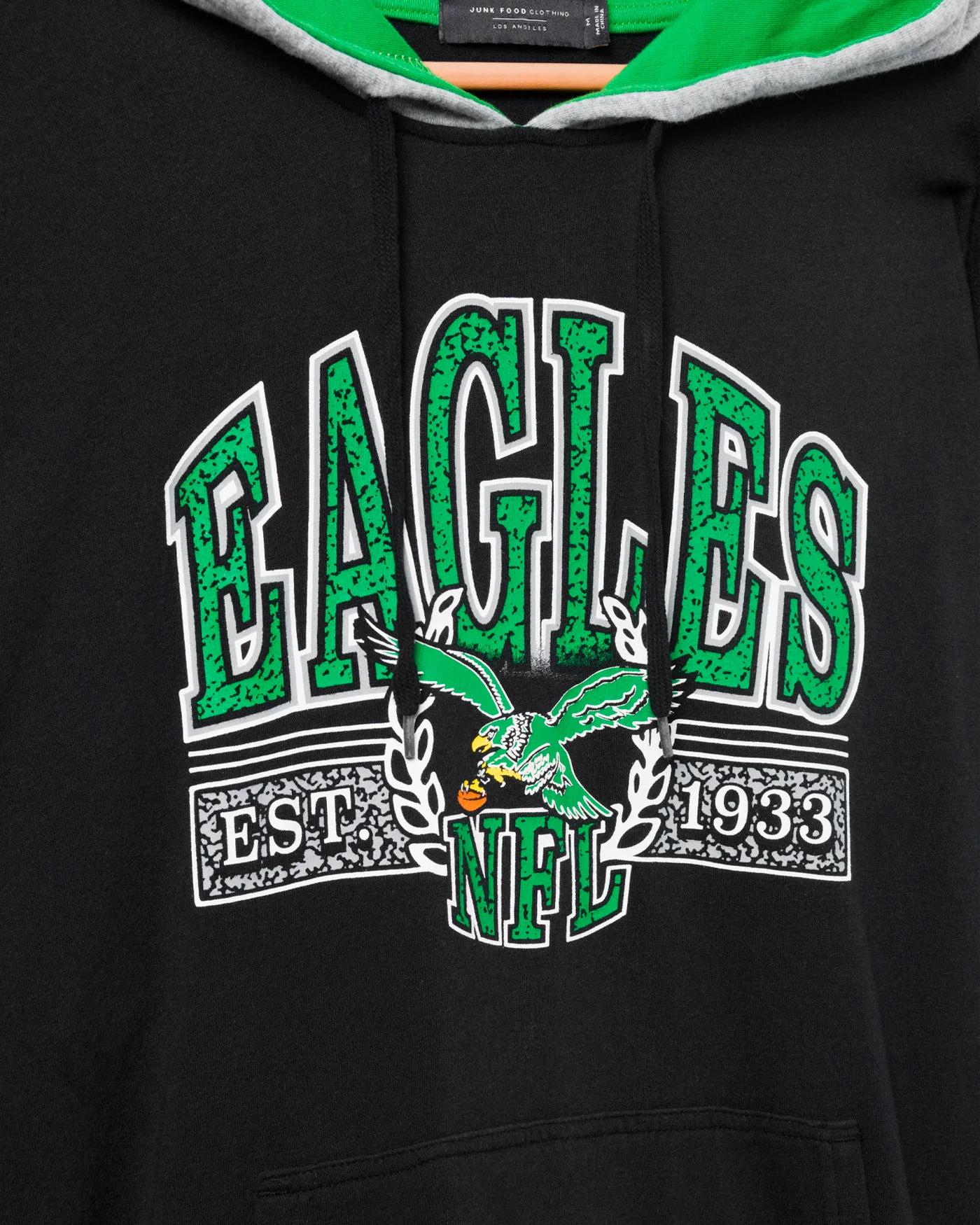 Philadelphia Eagles Tri Color Block Hoodie - Image 5