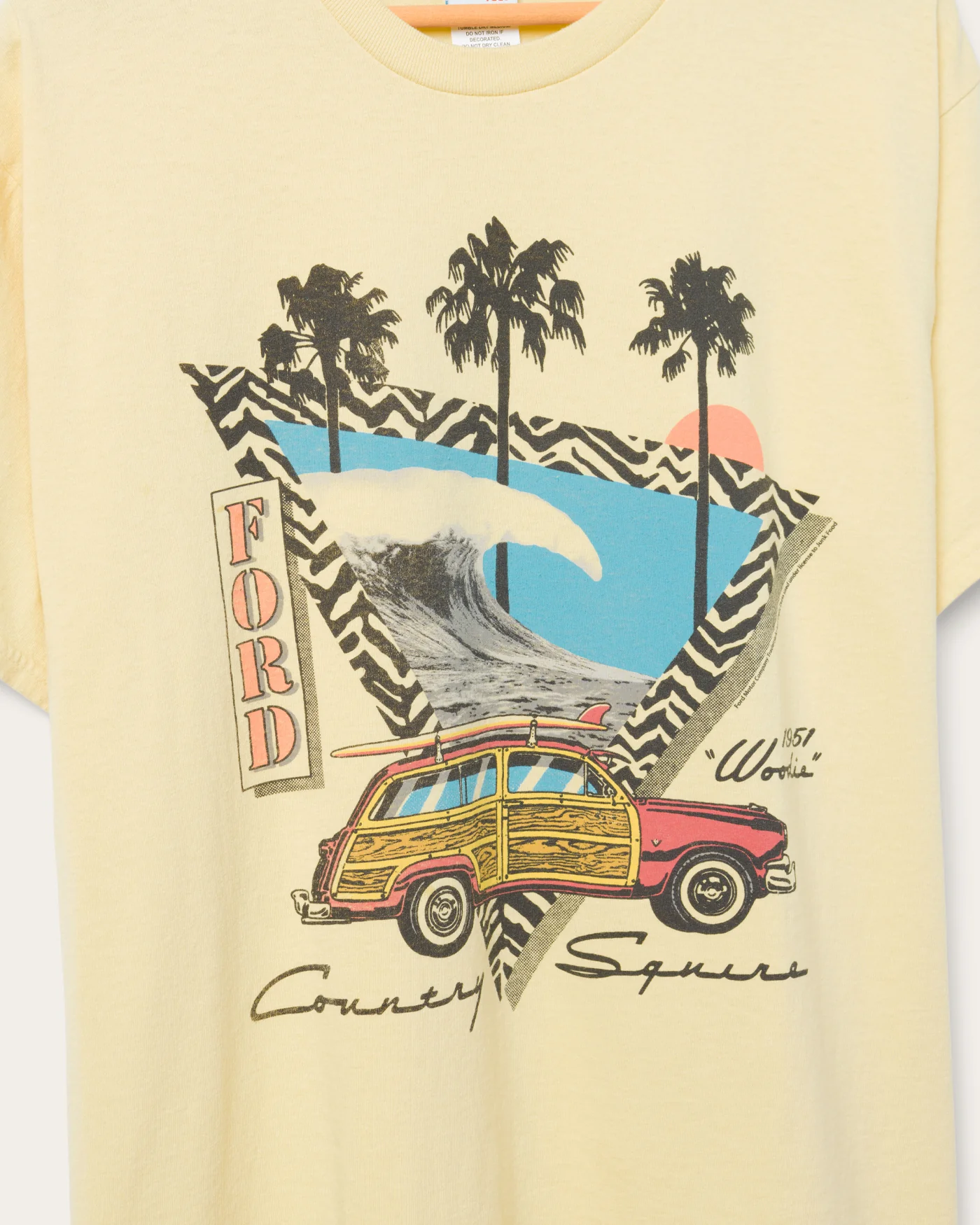 Ford 1951 Woodie Flea Market Tee - Image 4