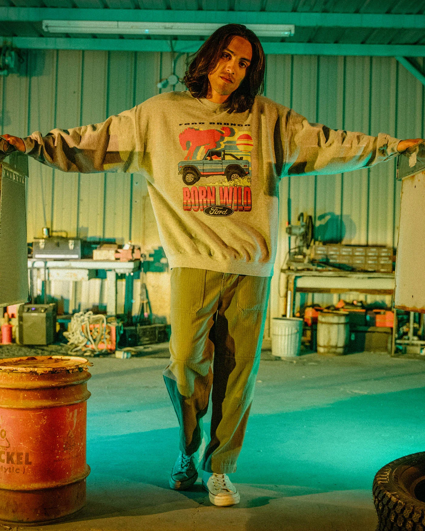 Ford Bronco Born to be Wild Flea Market Fleece - Image 2