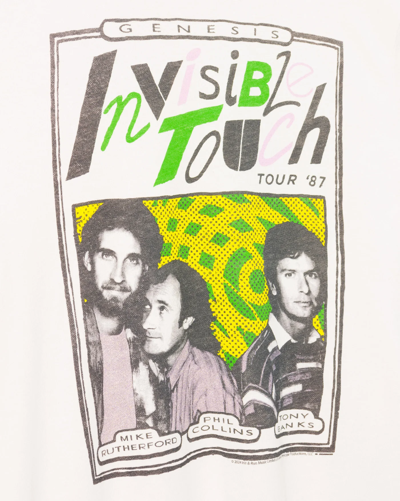 Genesis Invisible Touch Tour '87 Vintage Tee - Image 5