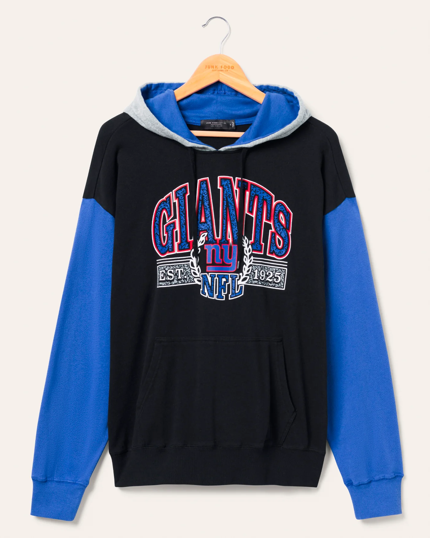 New York Giants Tri Color Block Hoodie