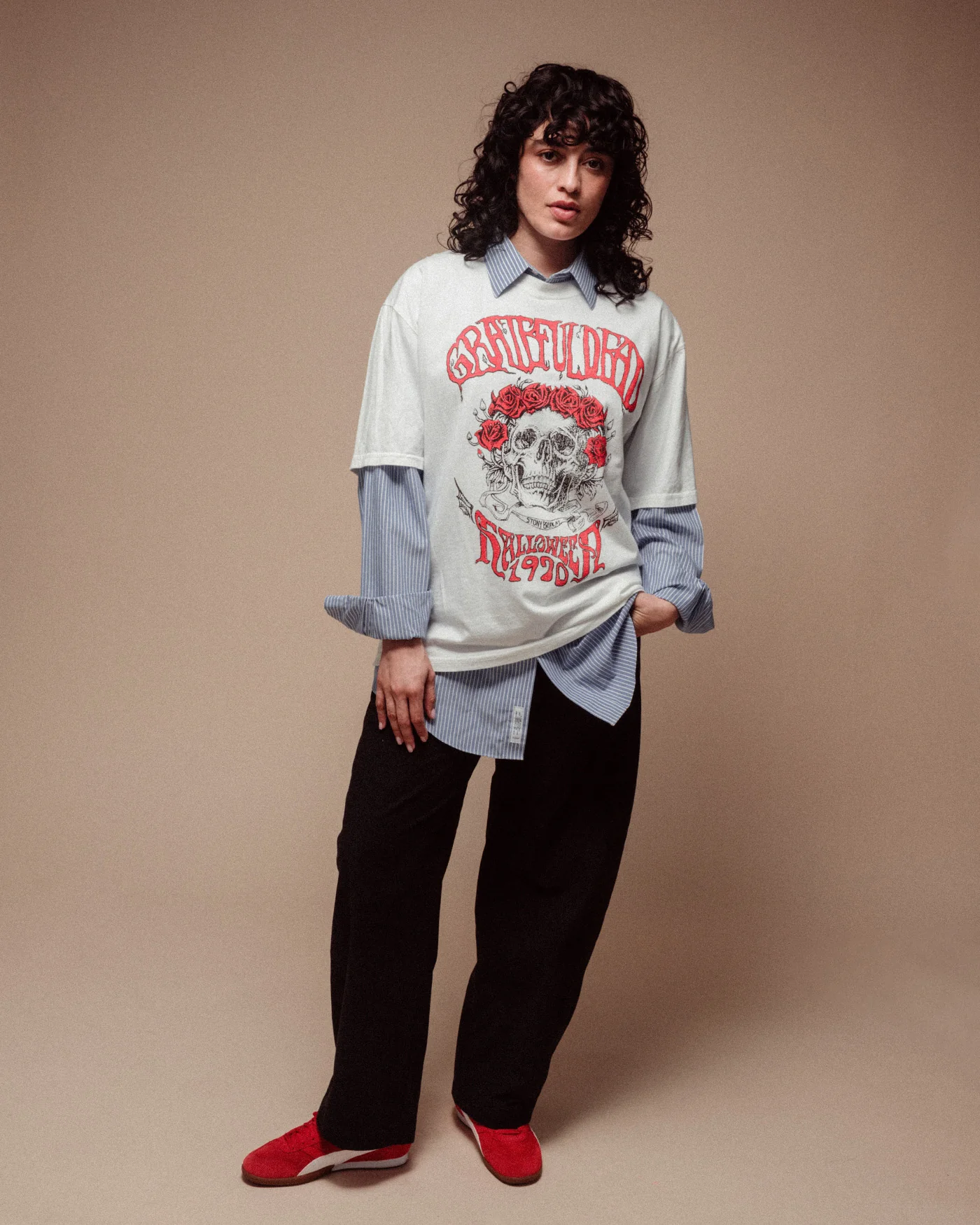 Grateful Dead Halloween 1970 Oversized Tee - Image 2