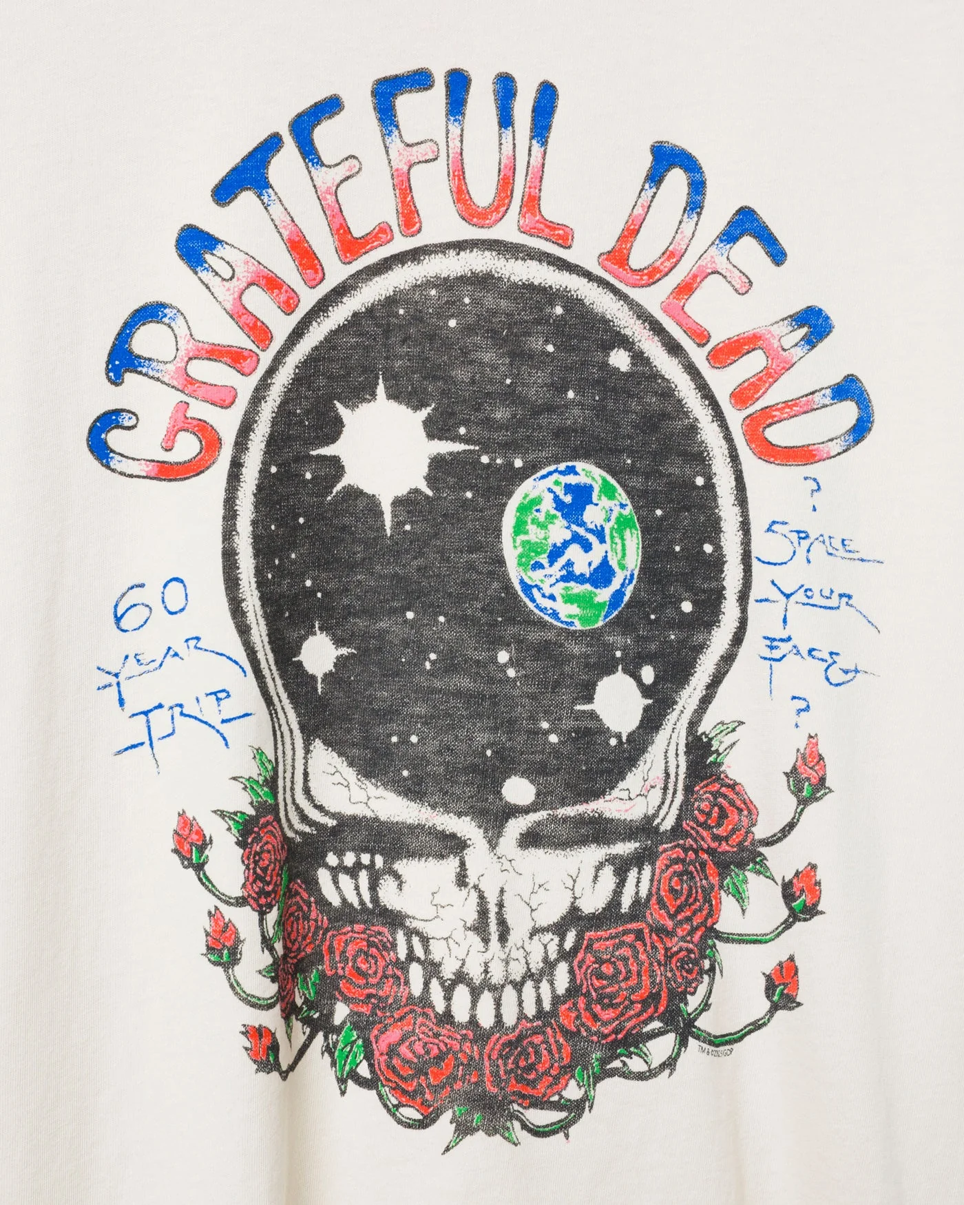 Grateful Dead 60 Year Trip Vintage Tee - Image 4
