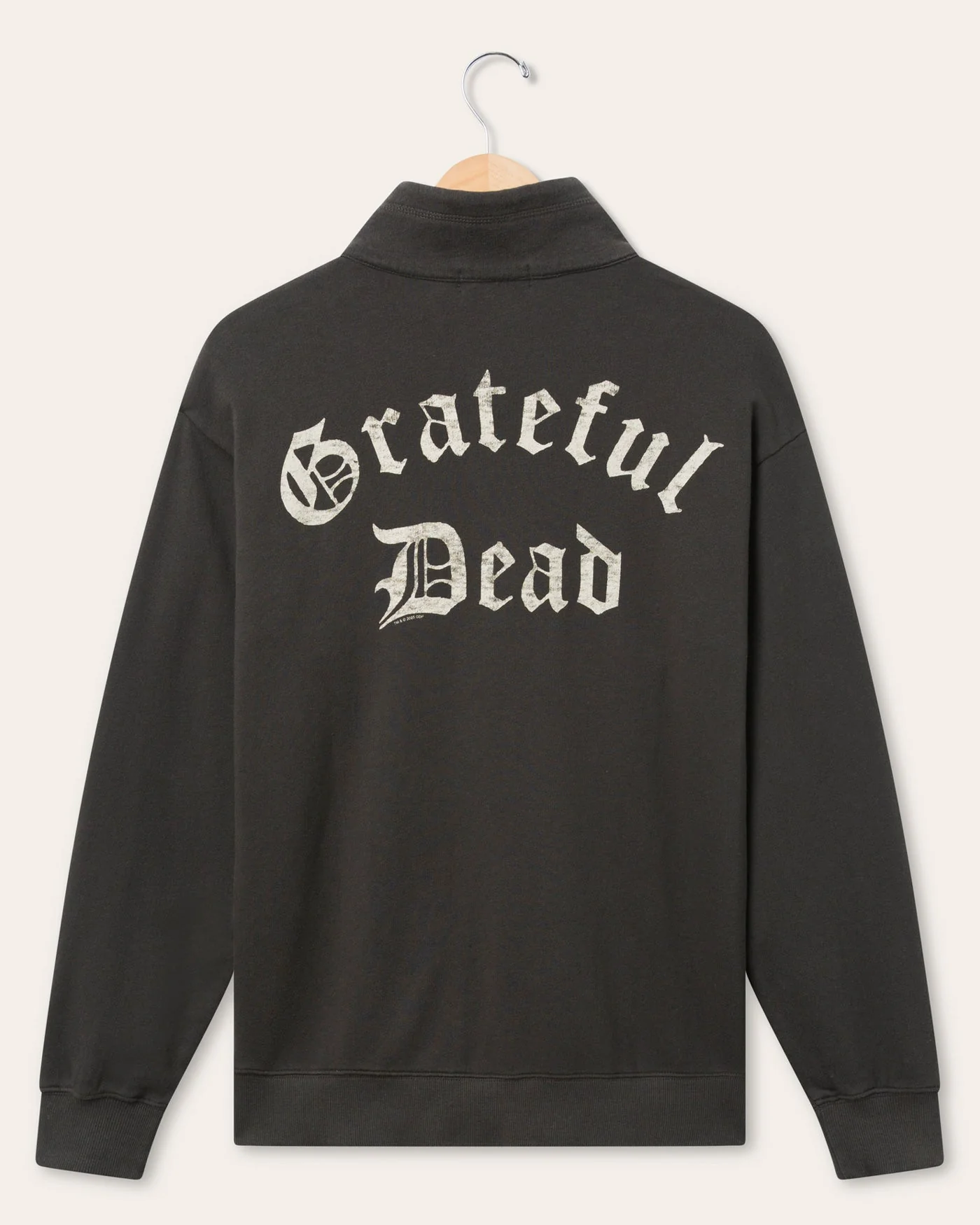 Grateful Dead Embroidered Mock Neck Button Up Fleece - Image 4