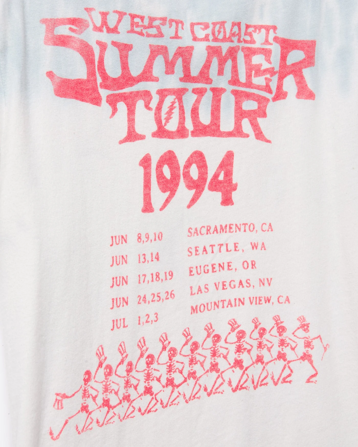 Grateful Dead Summer Tour 1994 Vintage Tee - Image 5