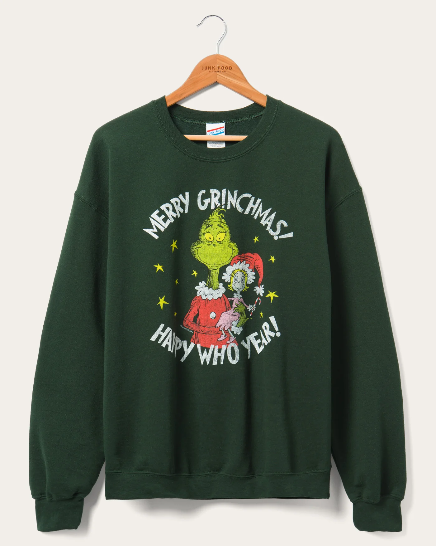 Grinch Merry Grinchmas Flea Market Fleece