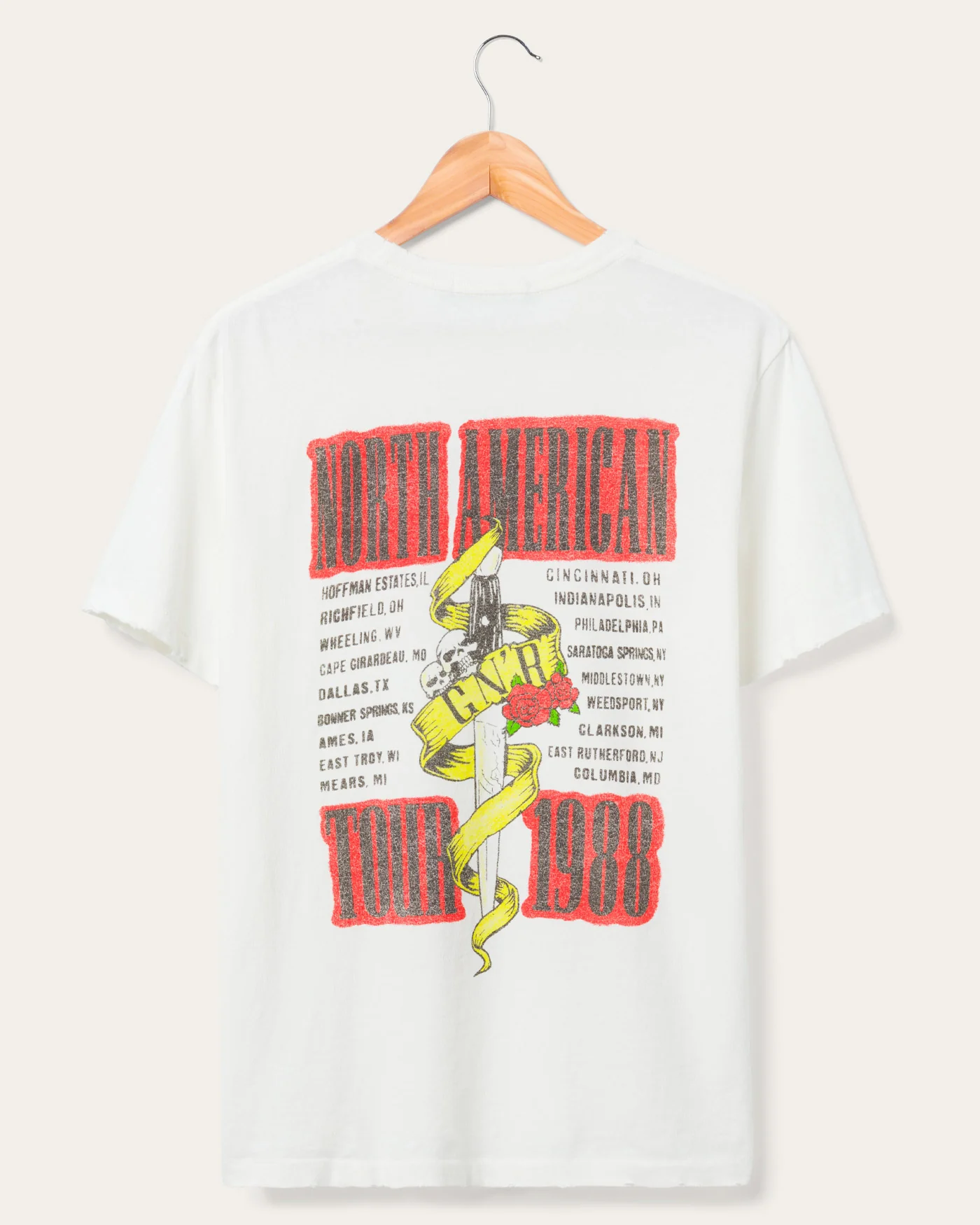 Guns N' Roses American Tour Vintage Tee - Image 4