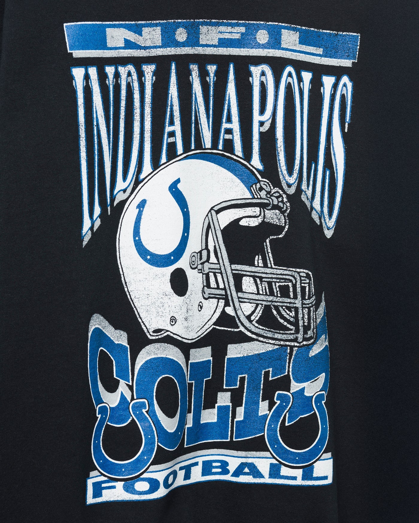 Indianapolis Colts Helmet Flea Market Crew Fleece - Image 3