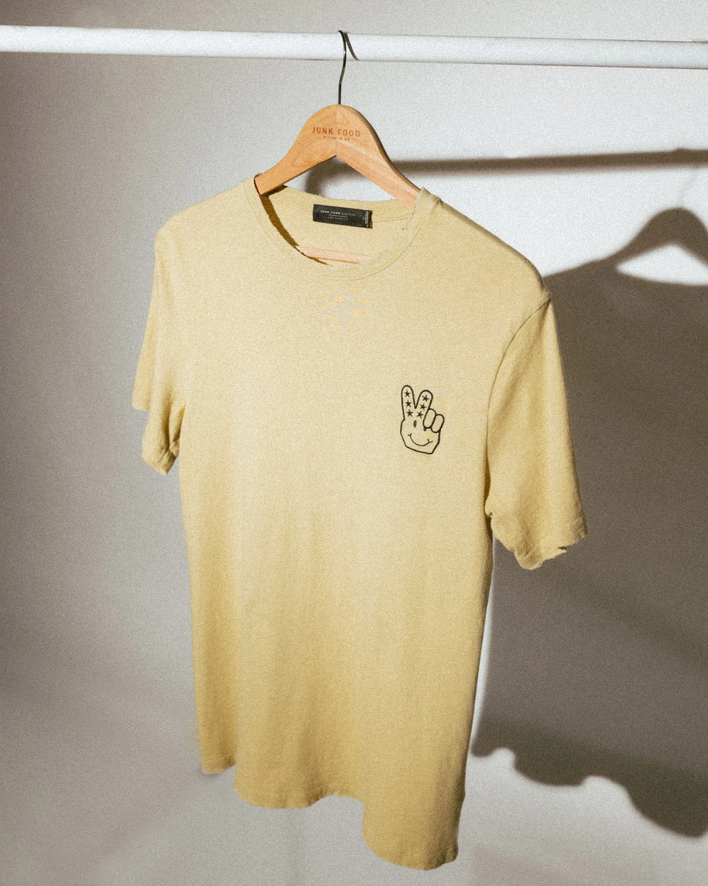 JF Peace + Smiles Logo Embroidered Vintage Tee - Image 7