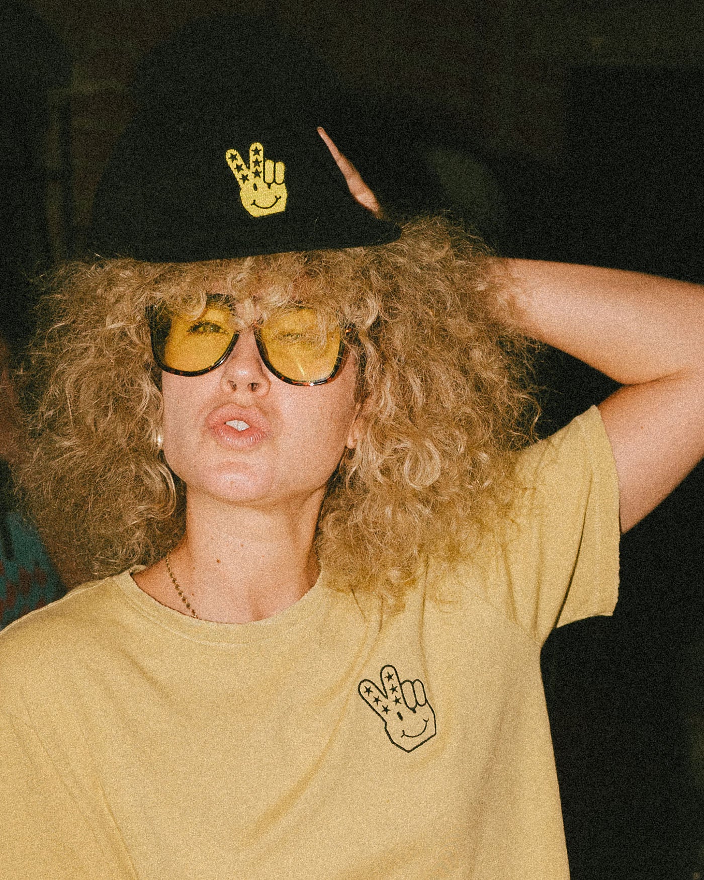 JF Peace + Smiles Patch Cord Hat - Image 3