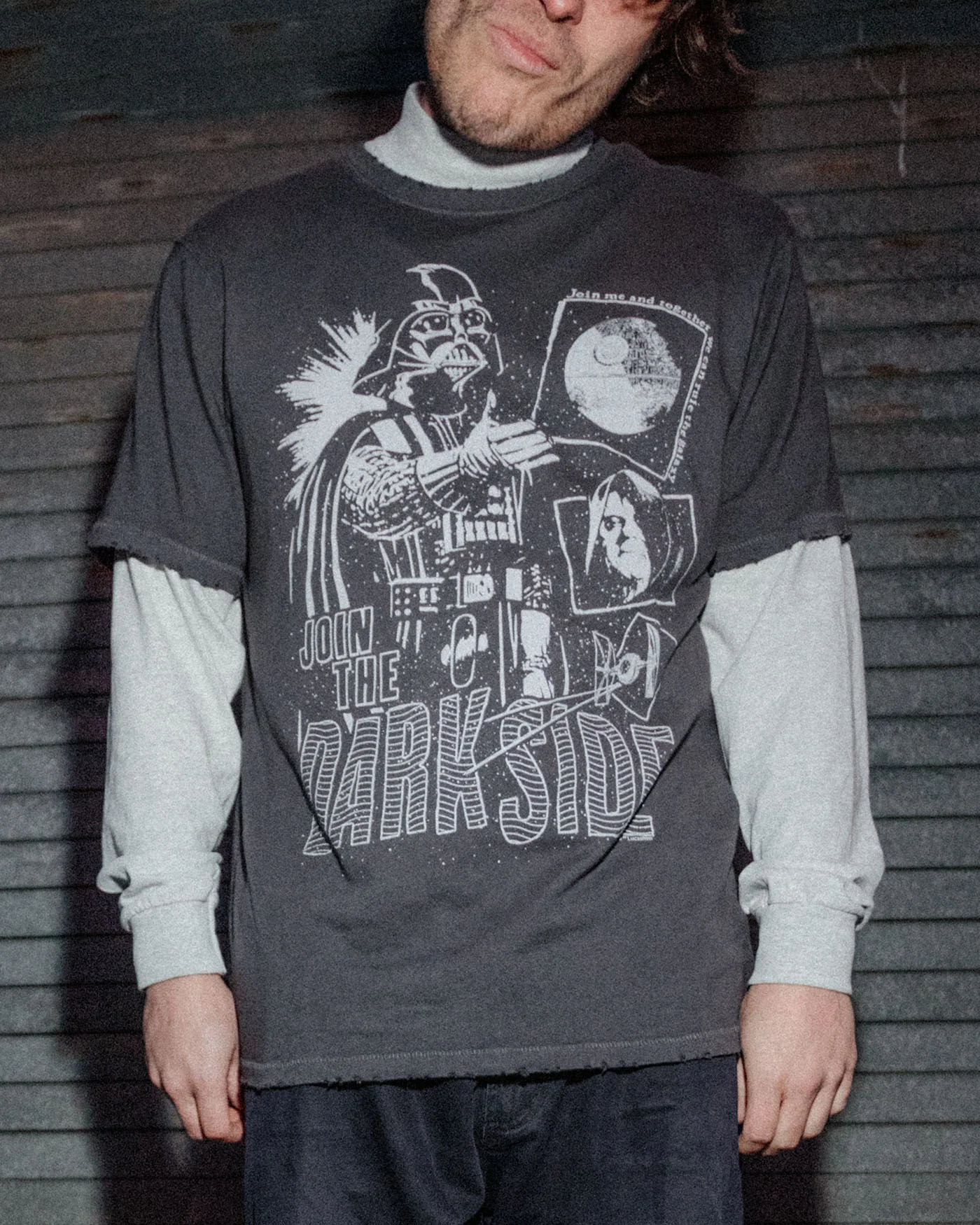 Join The Dark Side Vintage Tee - Image 3
