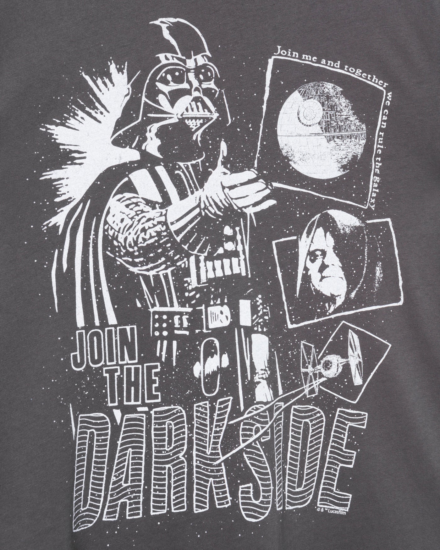 Join The Dark Side Vintage Tee - Image 5