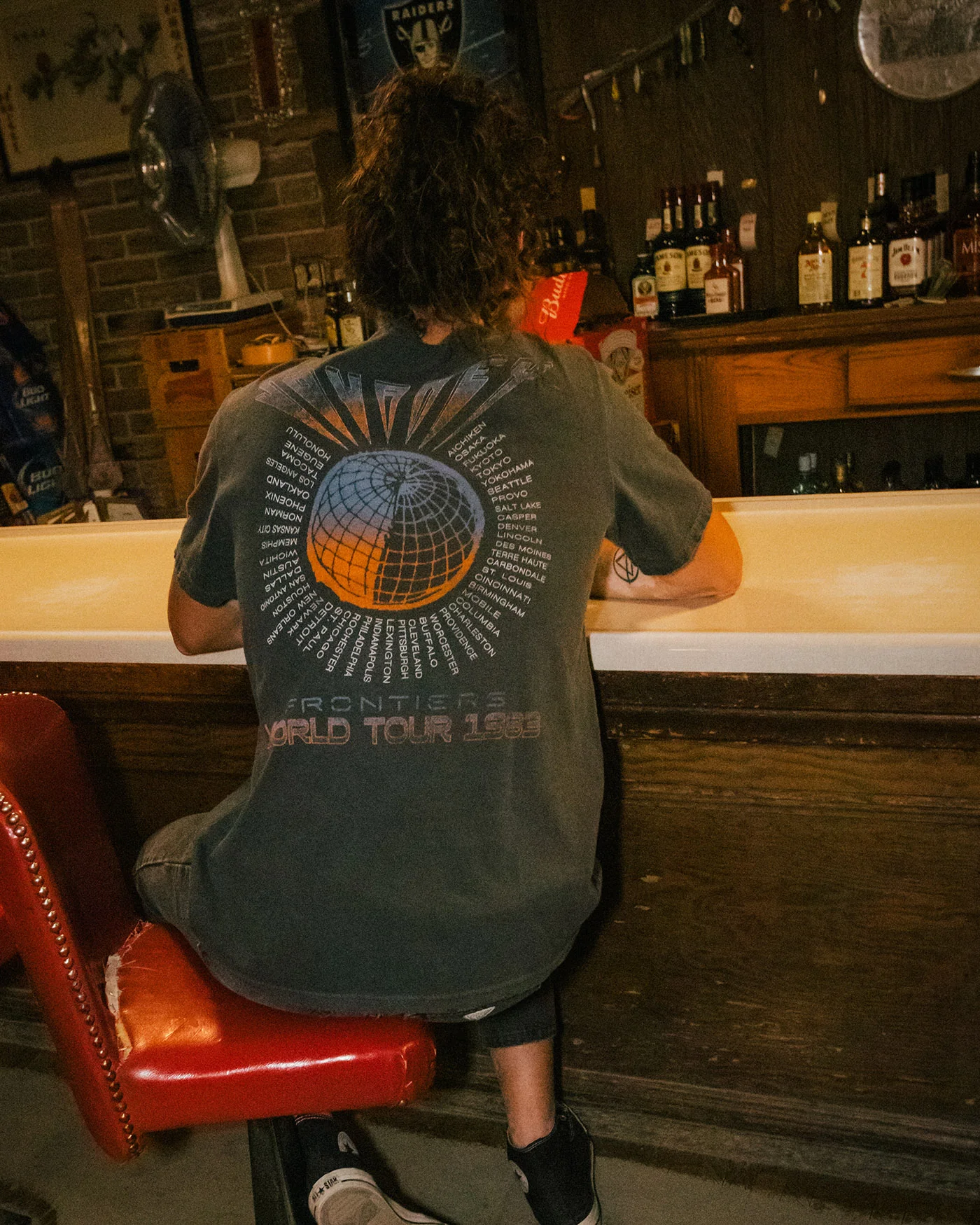 Journey Frontiers World Tour Vintage Tee - Image 4