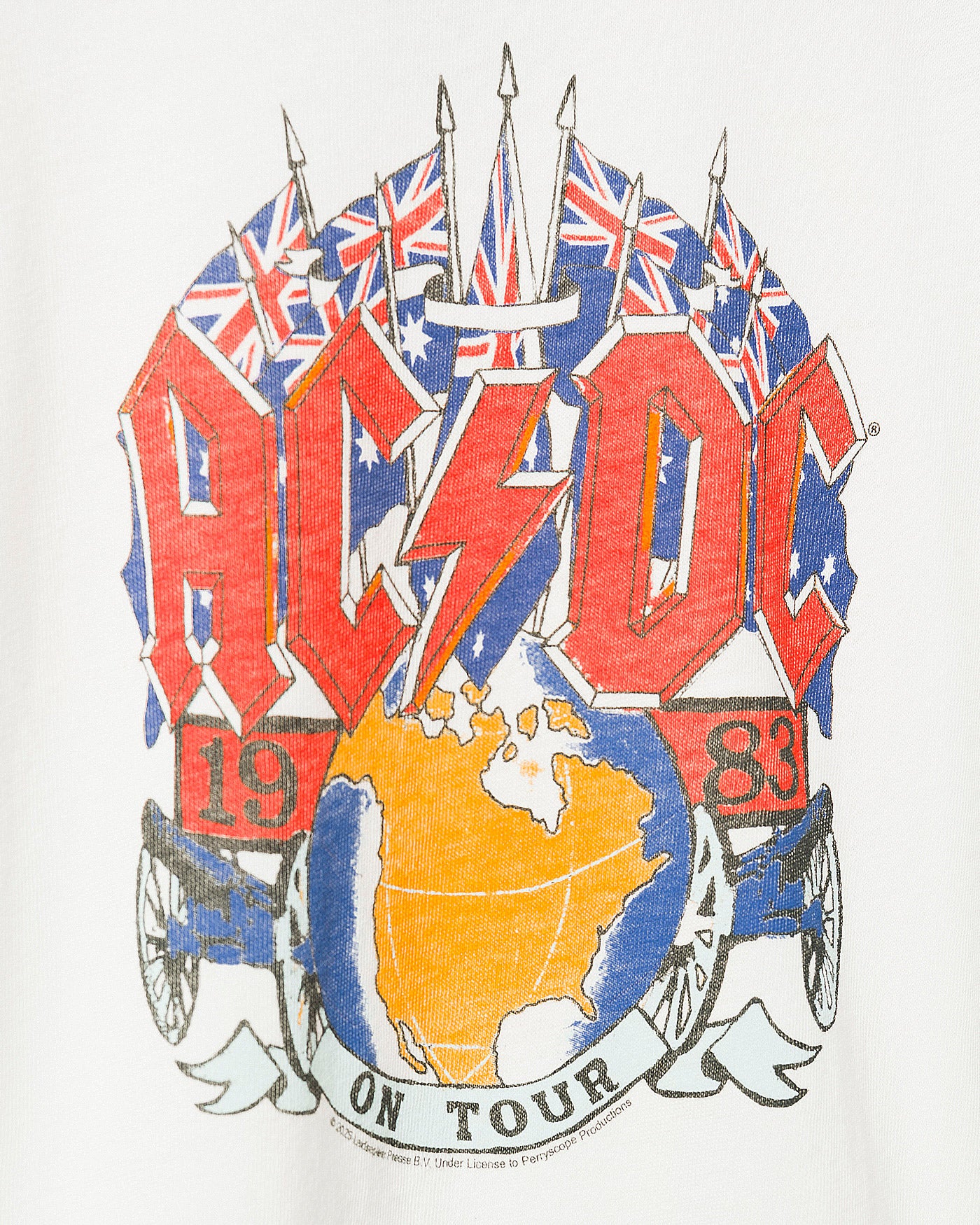 Kids AC/DC 1983 On Tour Tee - Image 3