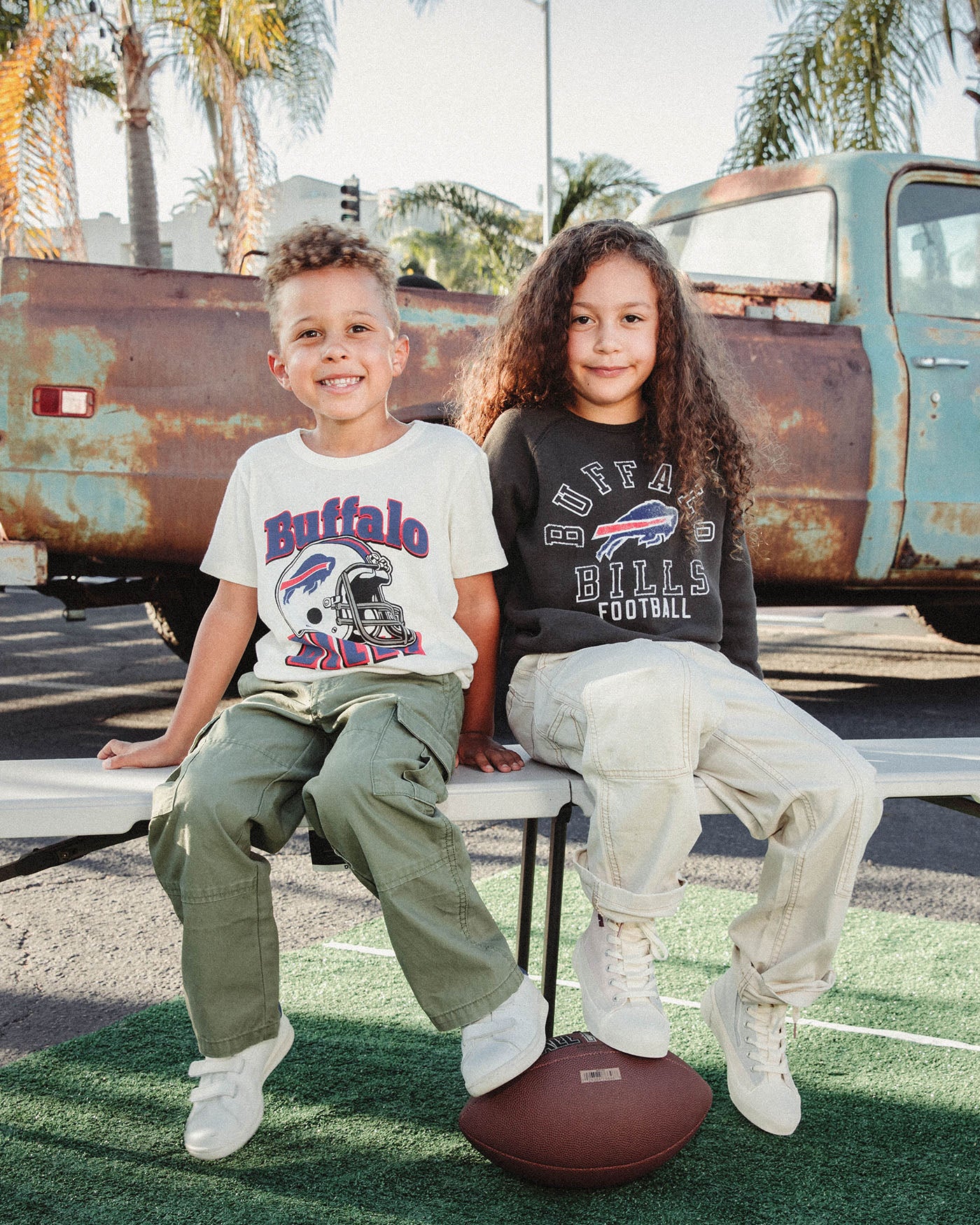 Kids Buffalo Bills Helmet Tee - Image 2