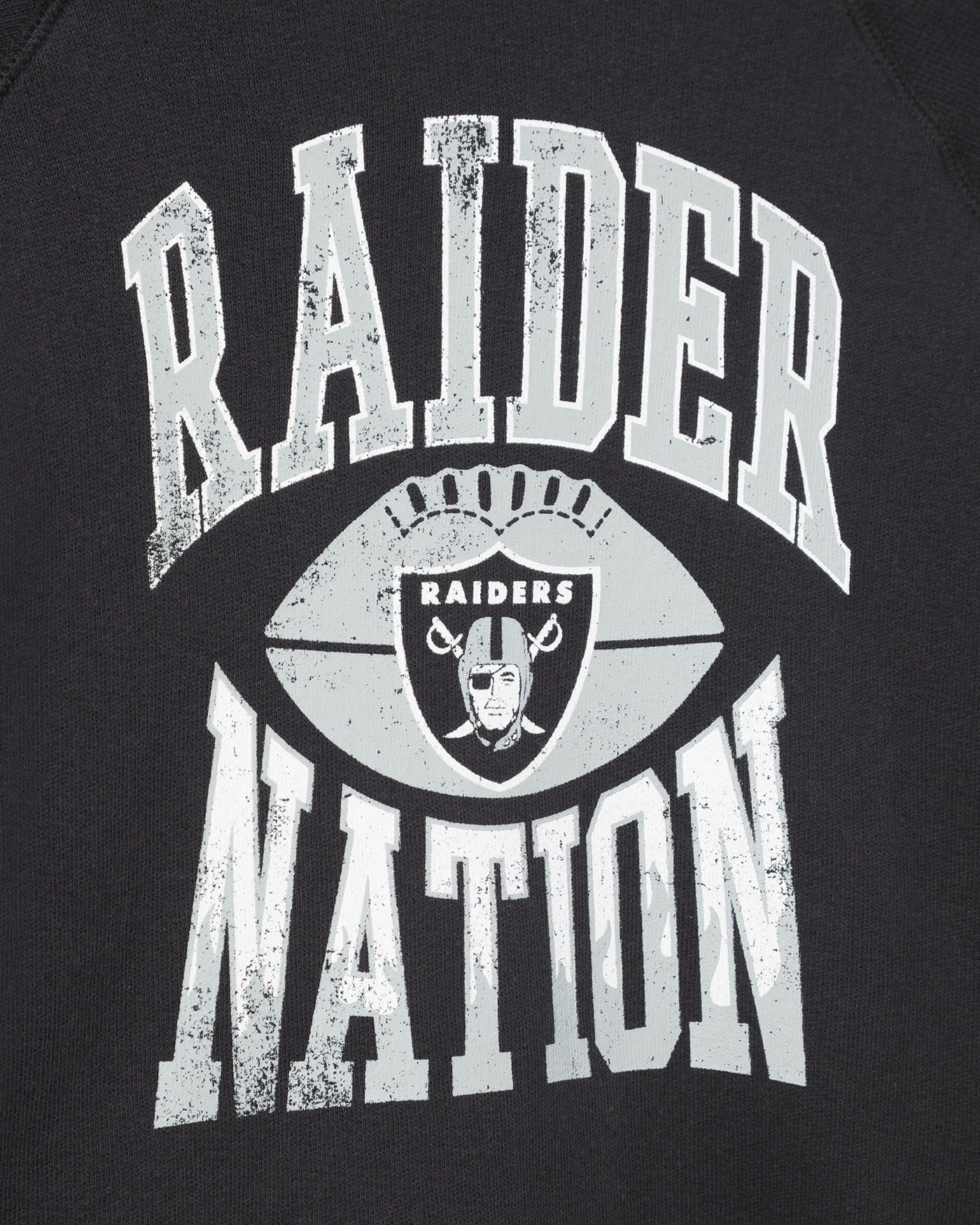 Kids Las Vegas Raiders Hot Route Raglan Fleece - Image 3